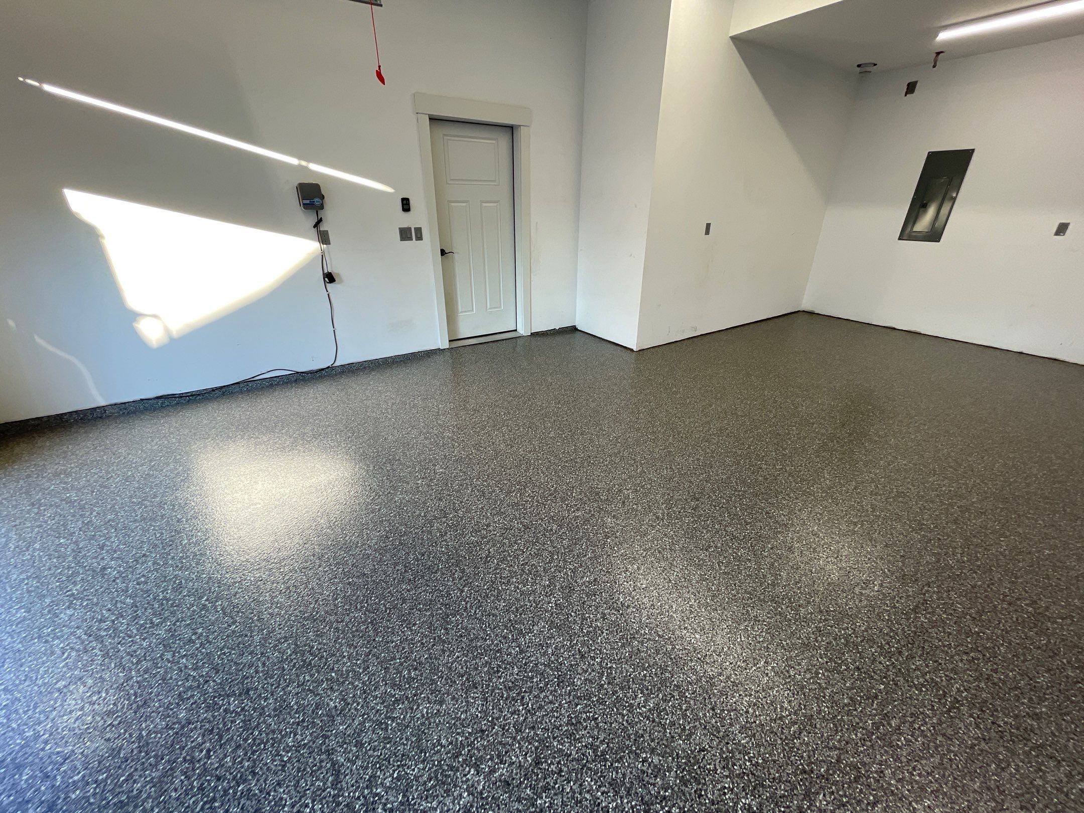 Garage Transformation using Silver Creek by Croc Coatings, LLC