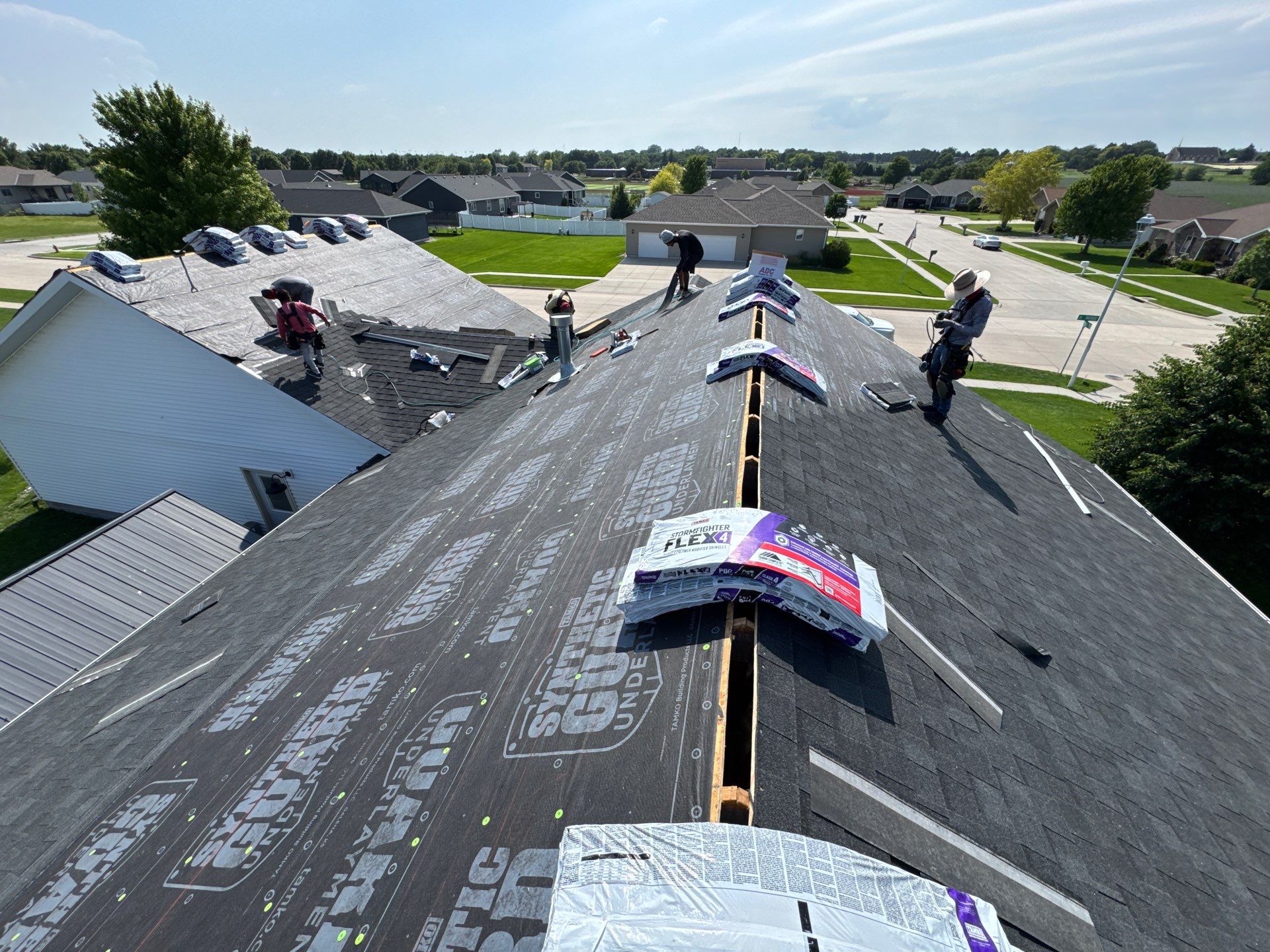 TAMKO Stormfighter Flex Rustic Black Roof in Kearney by Loyal Nine