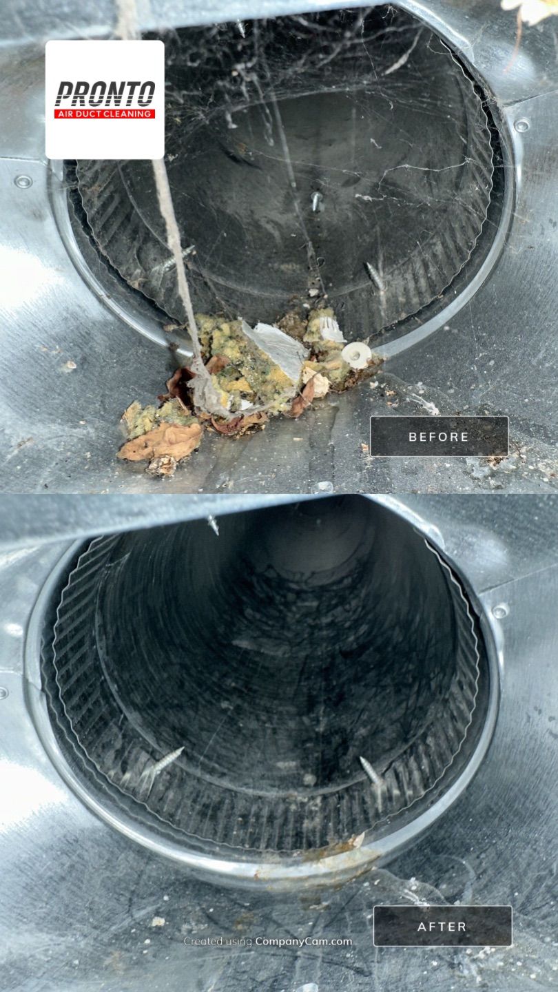 Air duct cleaning using Hypervac by Pronto Air Duct Cleaning
