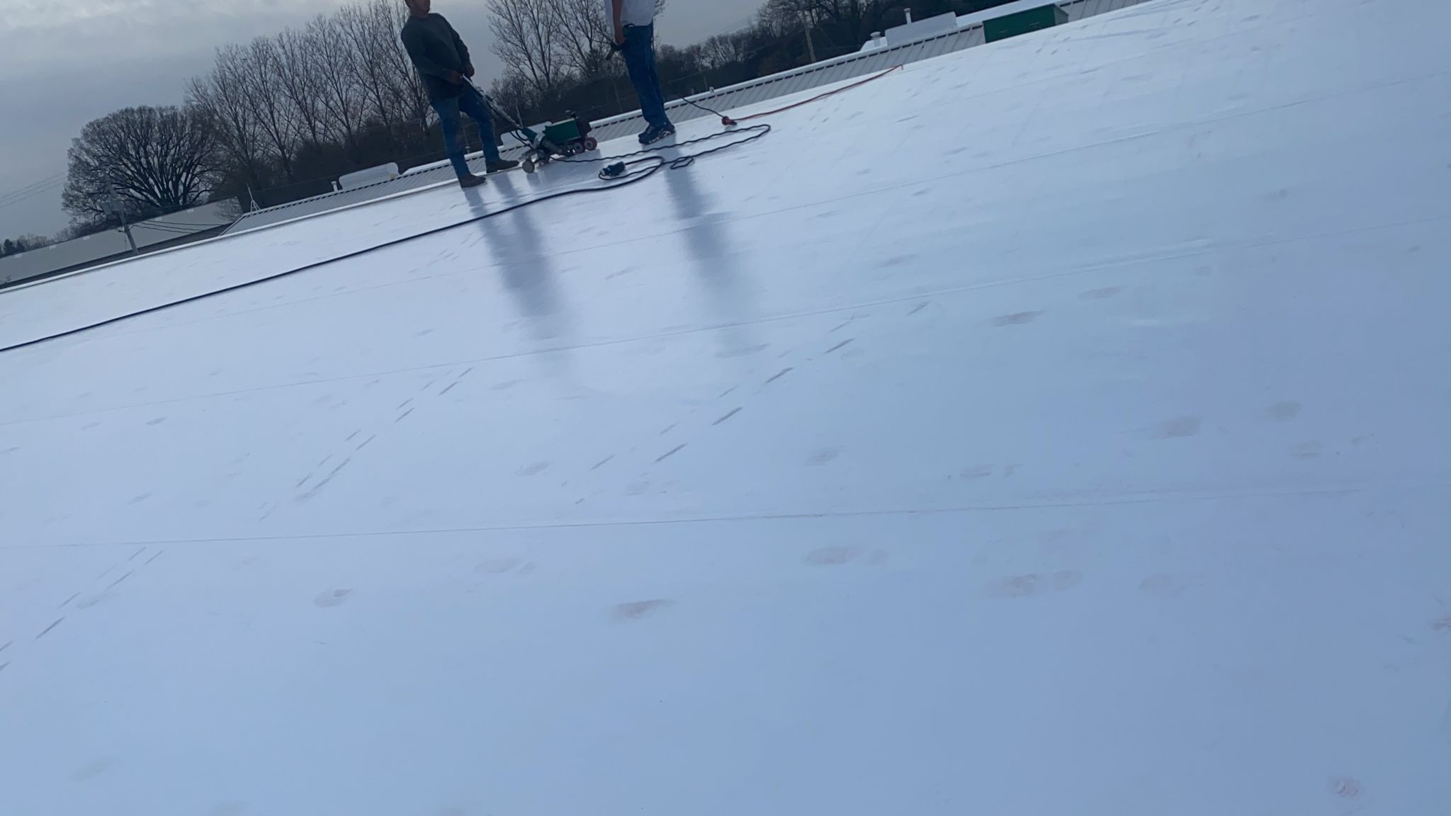 Roof Recover on a downtown building in Lake City  by Grell Roofing, LLC