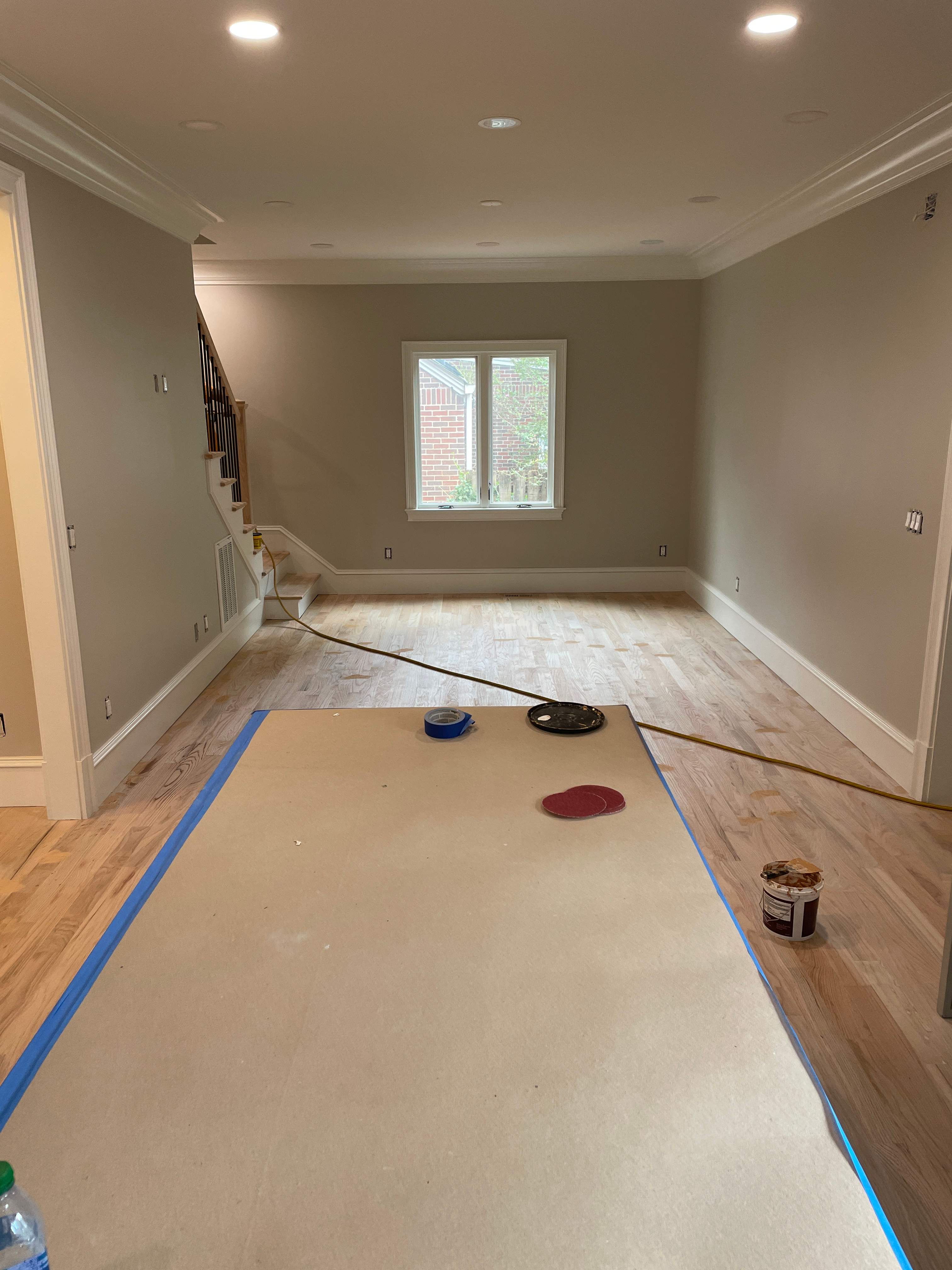 Flooring Installation using Red Oak by Footprints Floors of East Atlanta