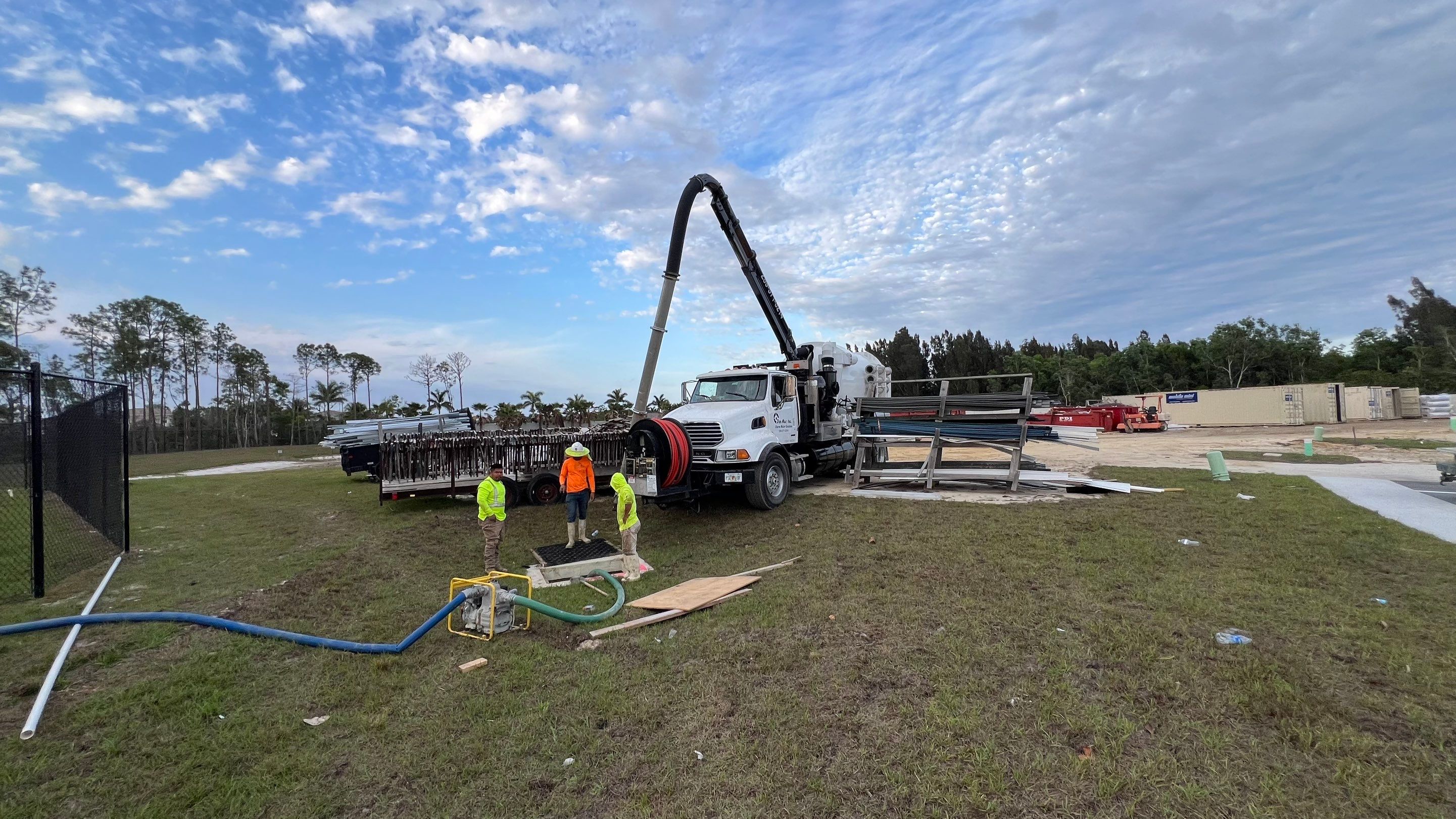 New Community Stormwater System Catch Basin Cleaning by Don Mar, Inc. Storm Water Solutions