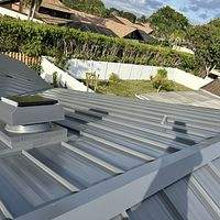 24ga 1.5" Mechanical Seam Charcoal Gray  by Total Roofing System The Metal Roof Experts