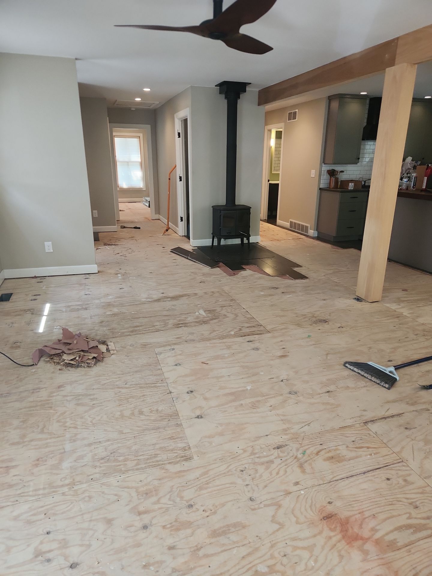 Cali Bamboo Prefinished installation by Ann Arbor Hardwoods