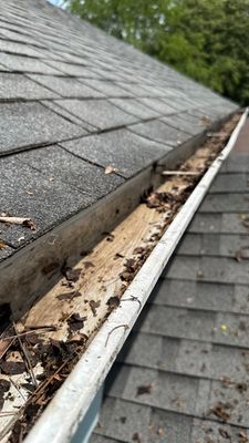 Turtle Shell gutter protection installation in Naperville, IL 60563, photograph 16