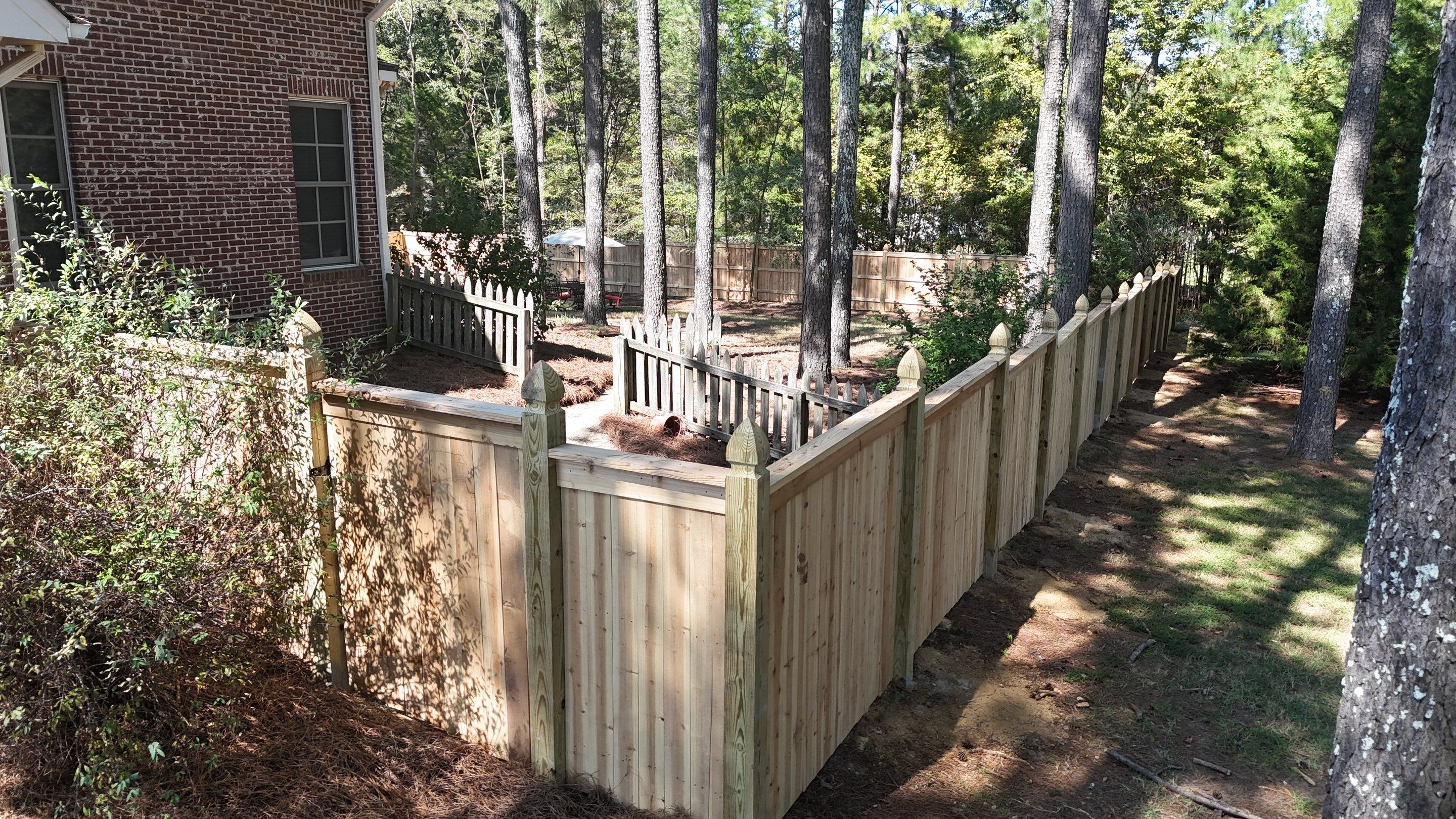 6’ Cedar Good Neighbor 6x6 by Roberson Construction LLC