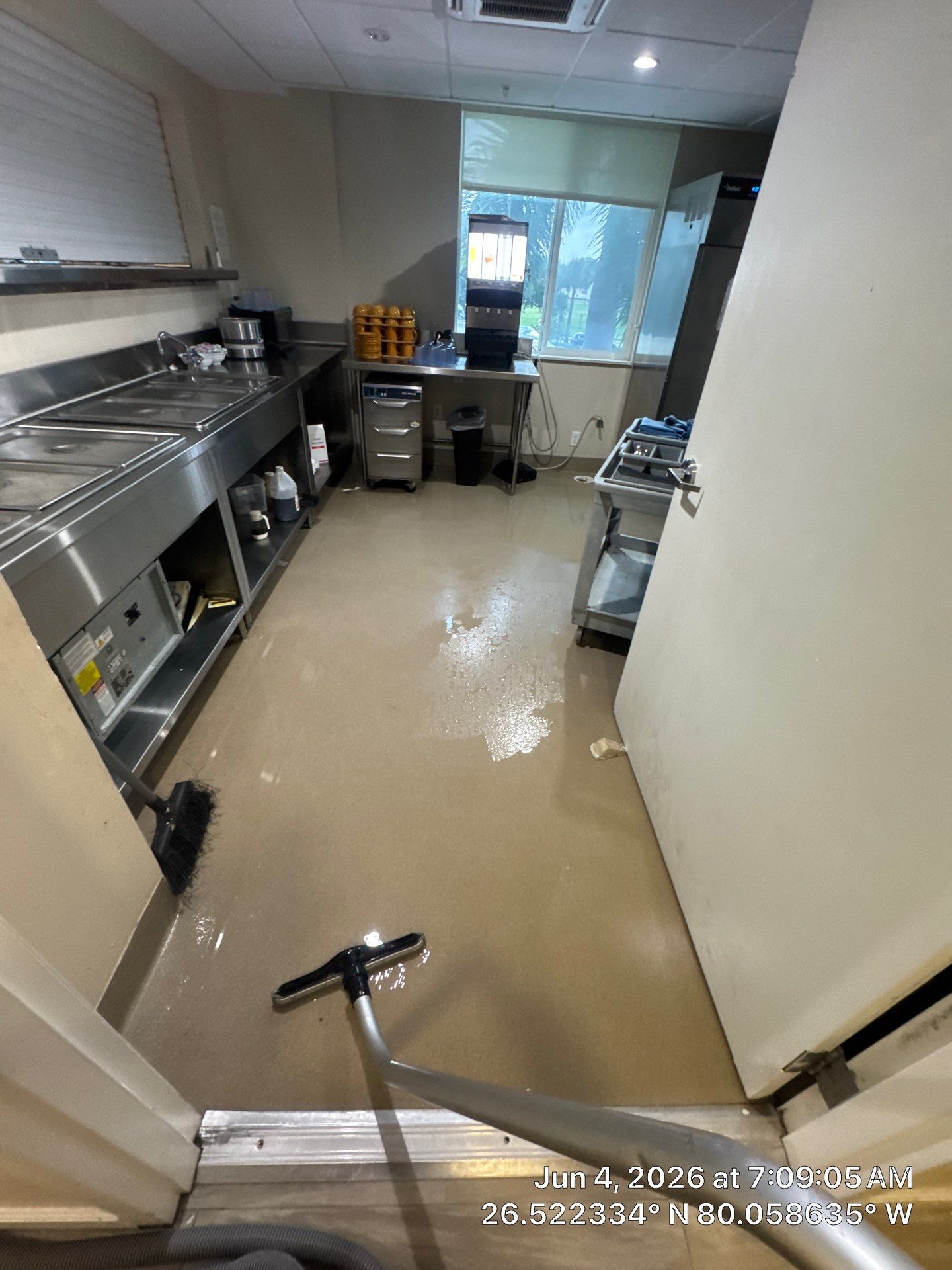 Commercial Water Damage Mitigation and Floor Drying in Boynton Beach by SuperClean