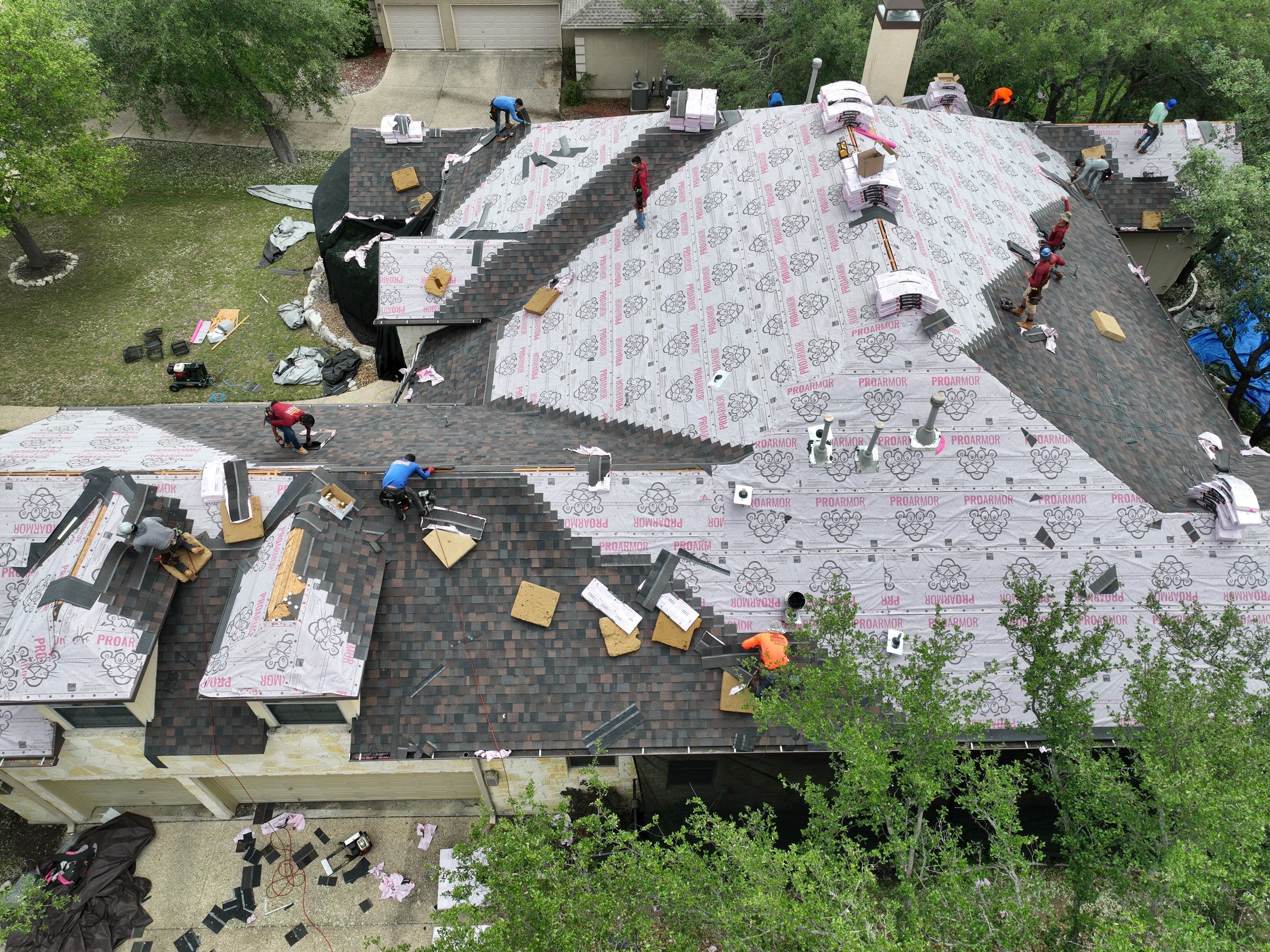 Residential Roof Replacement using Owens Corning Duration Designer 30 Year Laminate Shingle  by Premier Roofing and Contracting