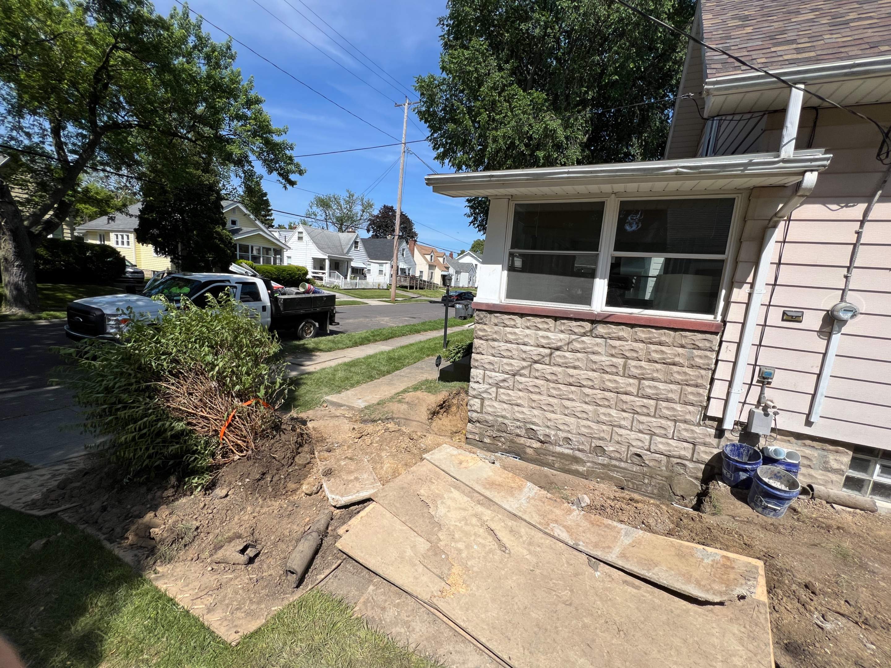Helical Piers using Helical Deep Foundation Footings by Toledo Basement Repair