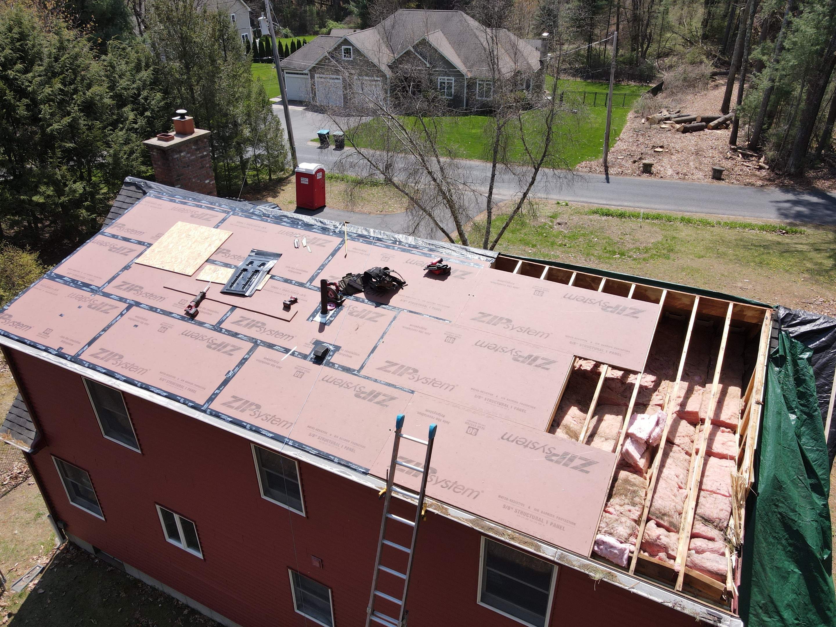 Tree Damage/Roof Repair by Chagnon Building & Remodeling LLC