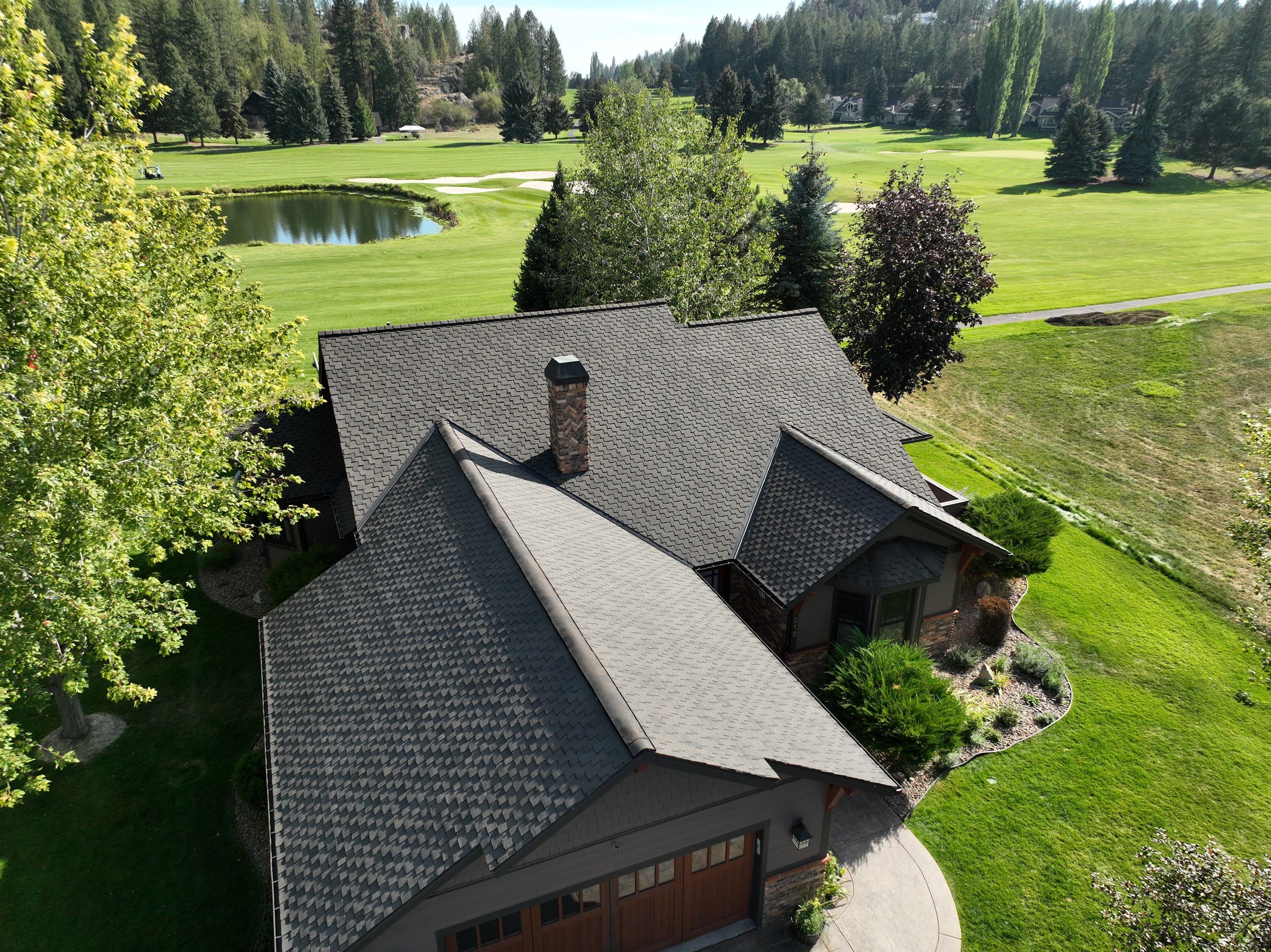 GAF Grand Sequoia - Autumn Brown Blend  by Montana Roofing Solutions