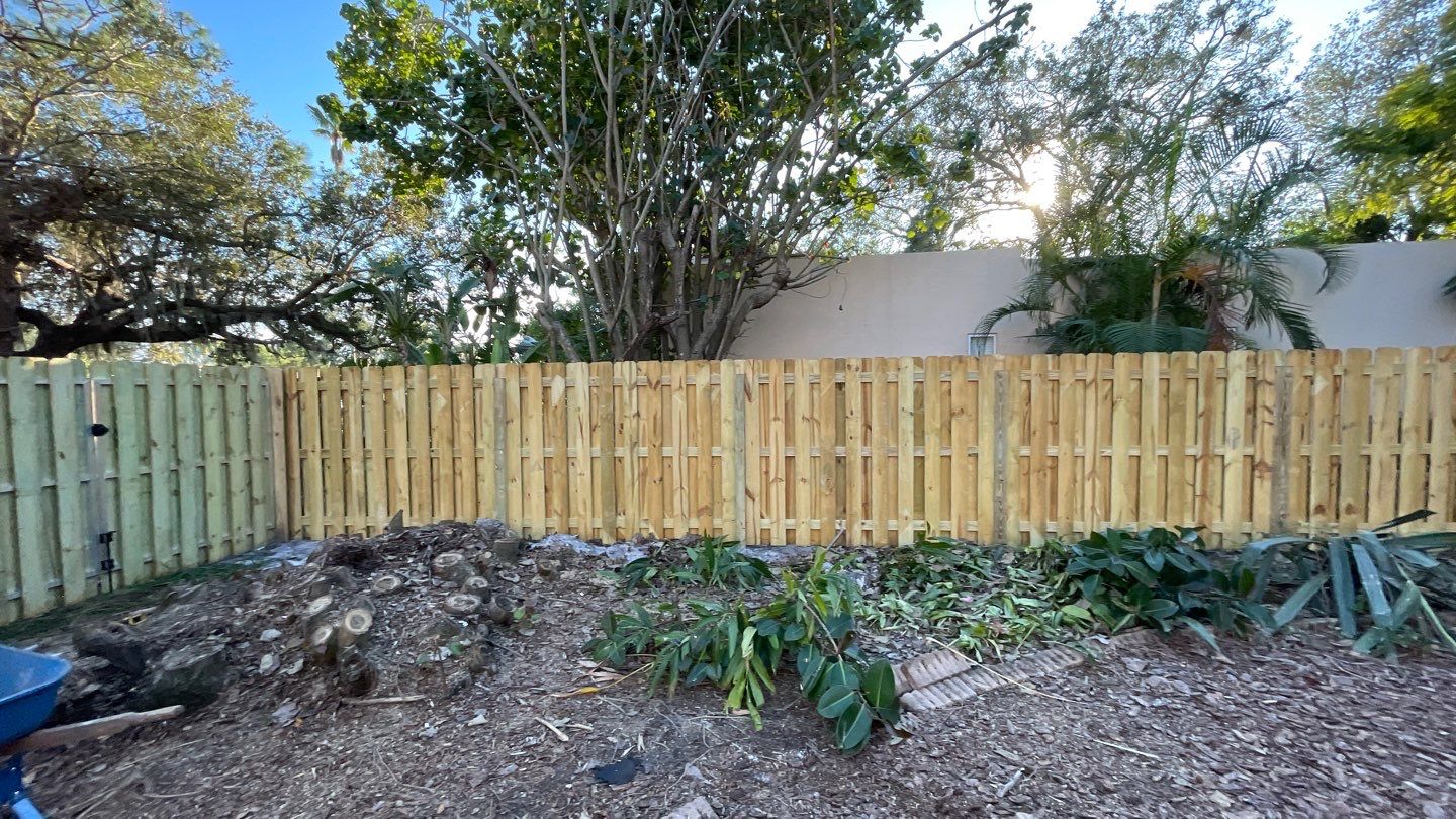 Wood Fence Installation using Shadowbox Wood Fence by Asap fence and gates, LLC