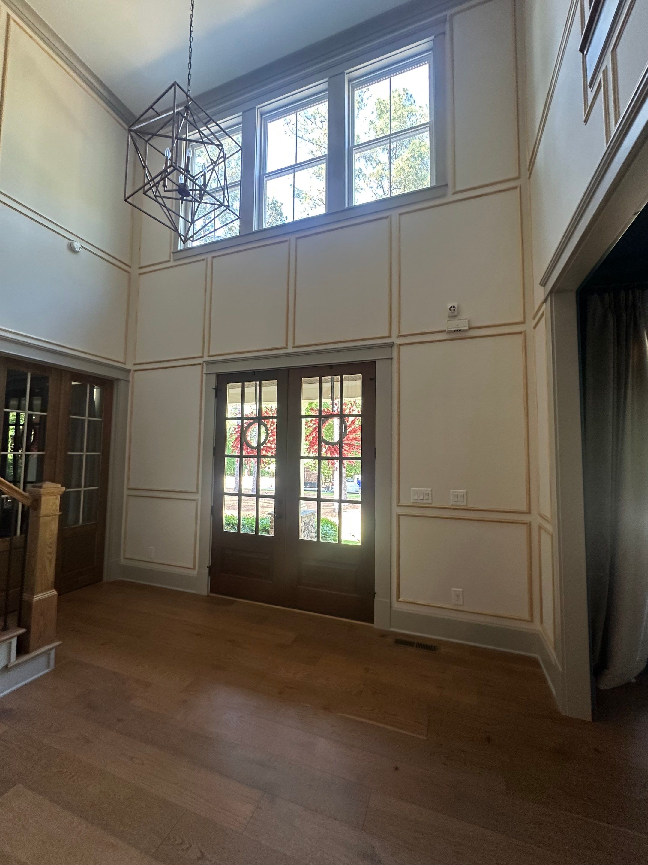 Interior Painting and Custom Millwork for a Greensboro Entryway by PGP Surface Solutions, LLC