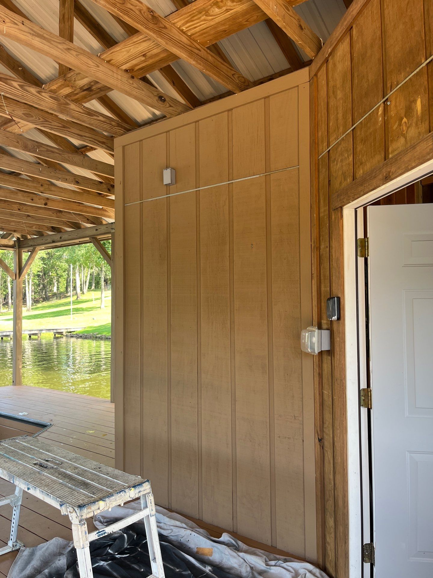 Exterior Painting in Arp, TX | Lake House & Deck Restoration by Quality Coats Painting