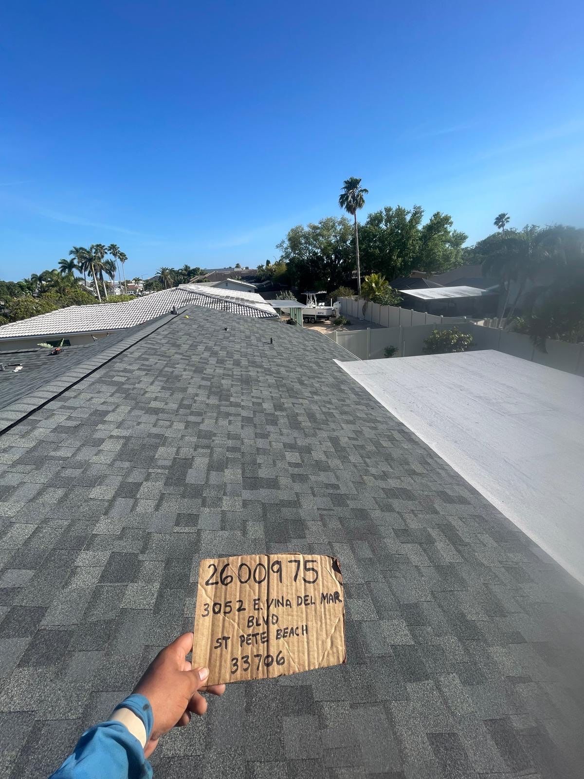 Project in St. Pete Beach 33706 by Mitchell Roofing Company LLC 