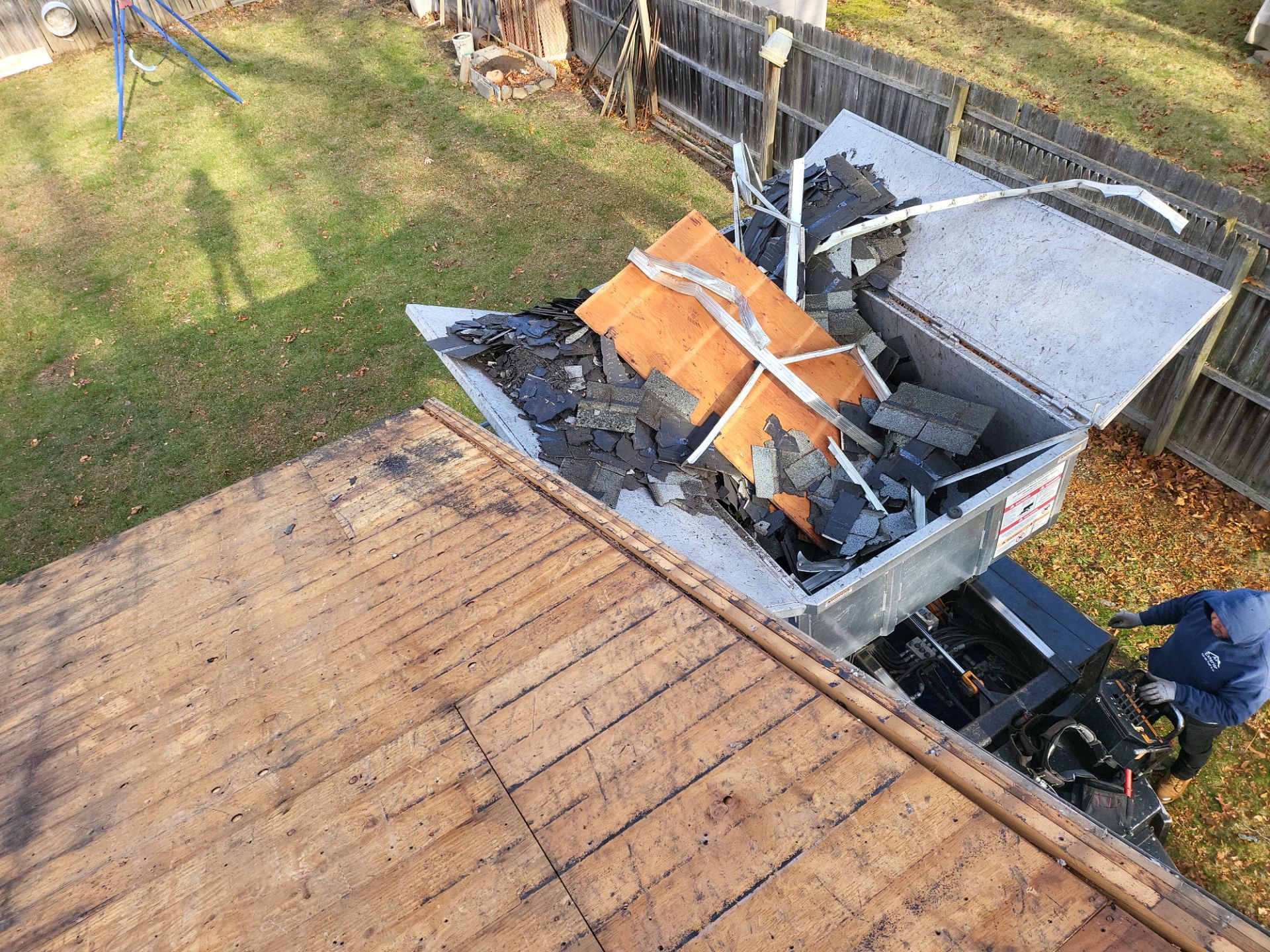 Residential Roofing Installation using Owens Corning TruDefinition by A Plus Exterior
