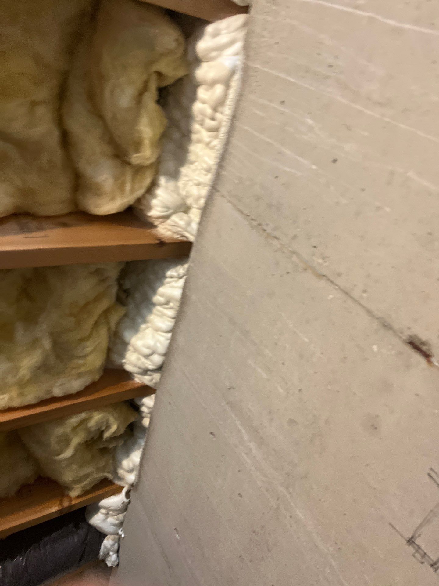 Attic Insulation using open cell spray foam by NYS Foam & Energy