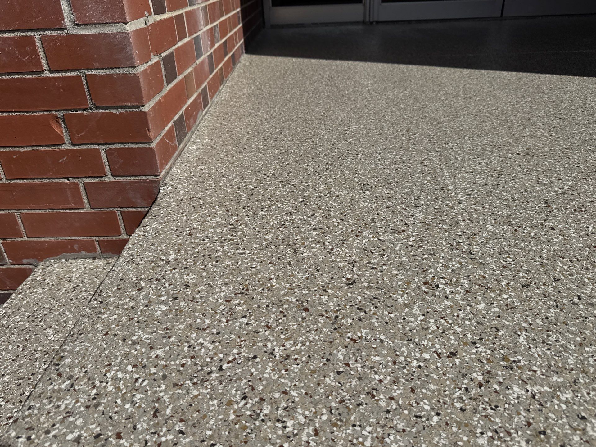 Lake Butler Courthouse in Lake Butler, FL in Pebble Beach by Cross Creek Concrete Coatings