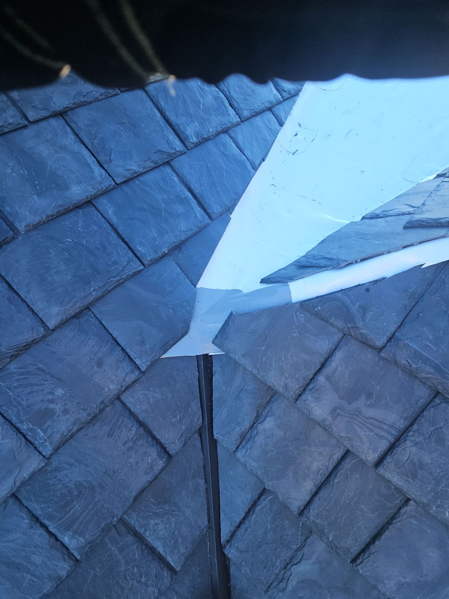 Residential Roofing Installation using Slate by Acker Roofing