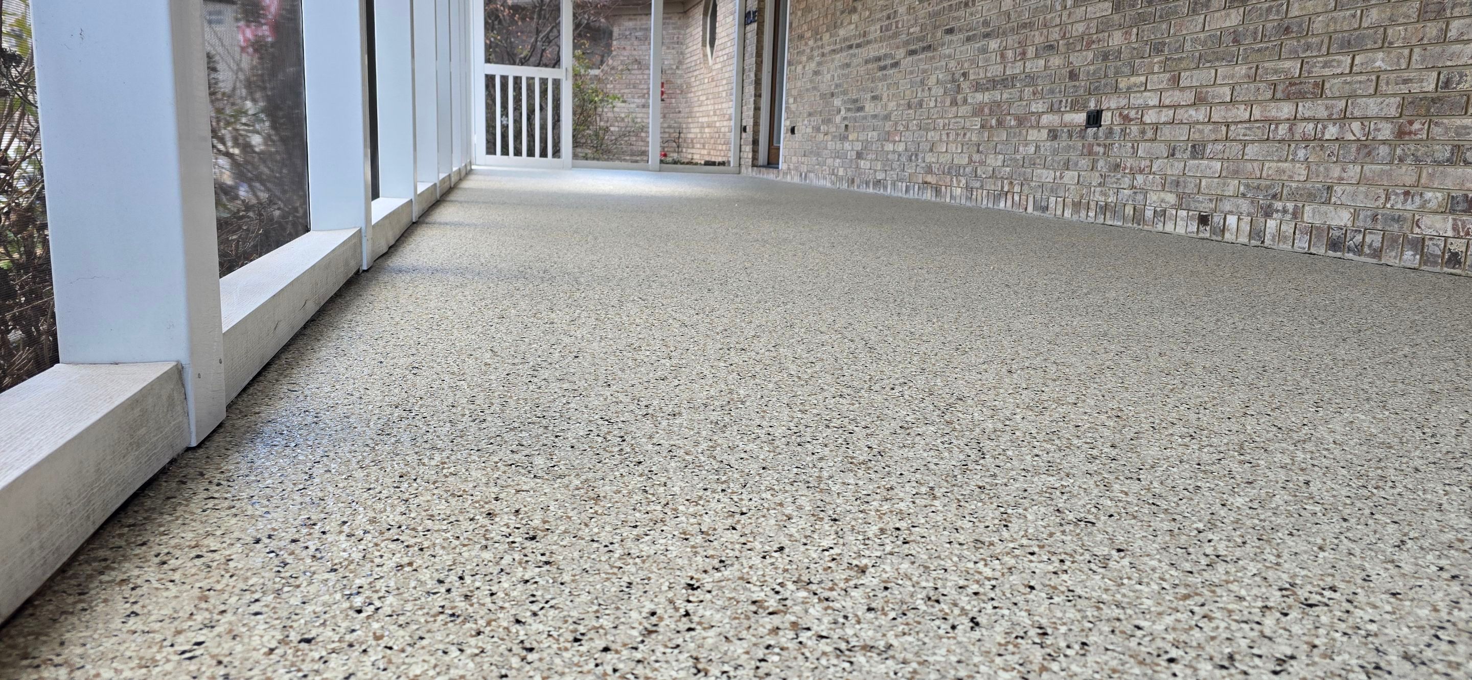 Patio Installation using Shoreline by Elite Floor Solutions