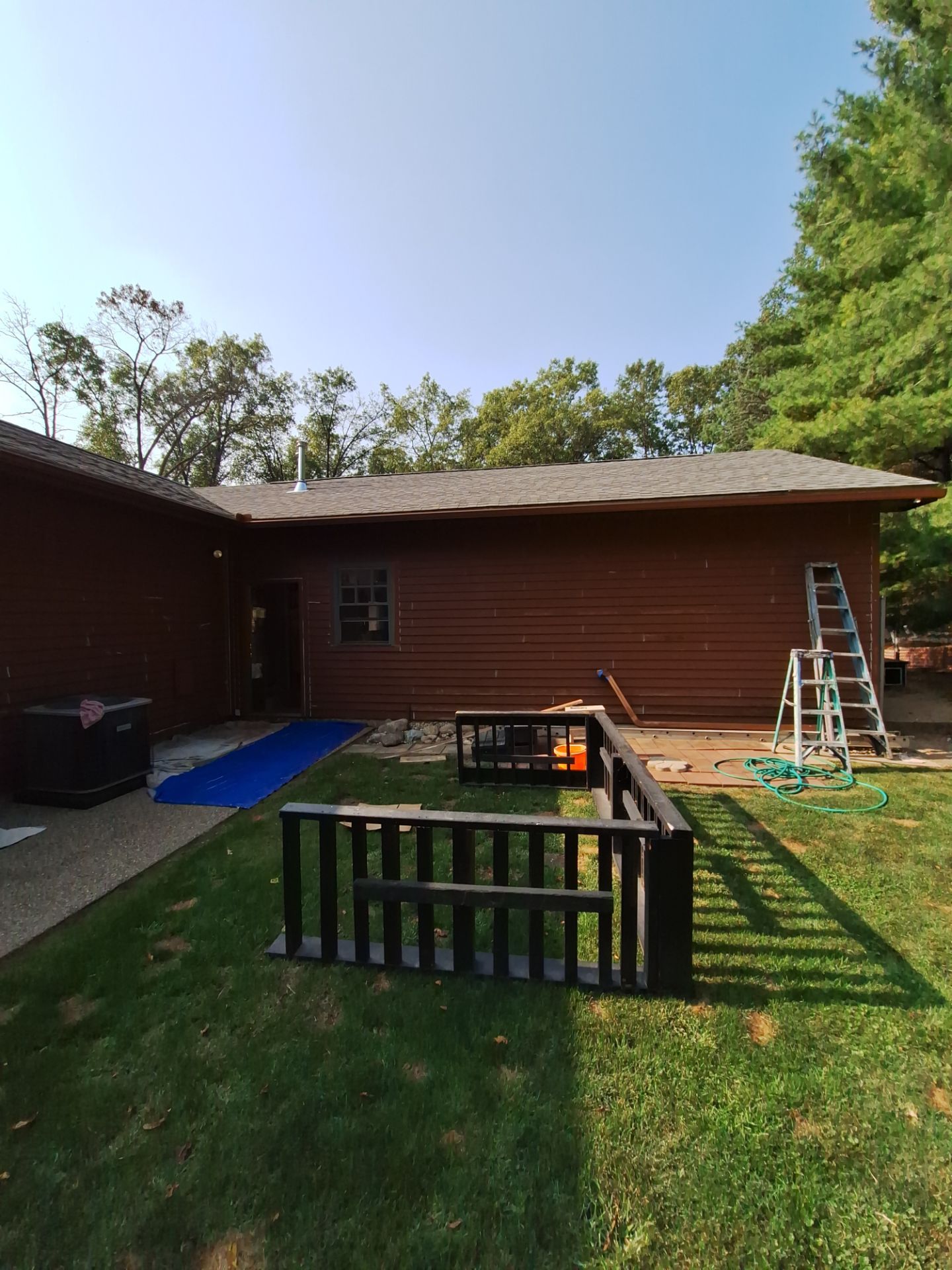 Color update with exterior staining and painting by Gordon Painting