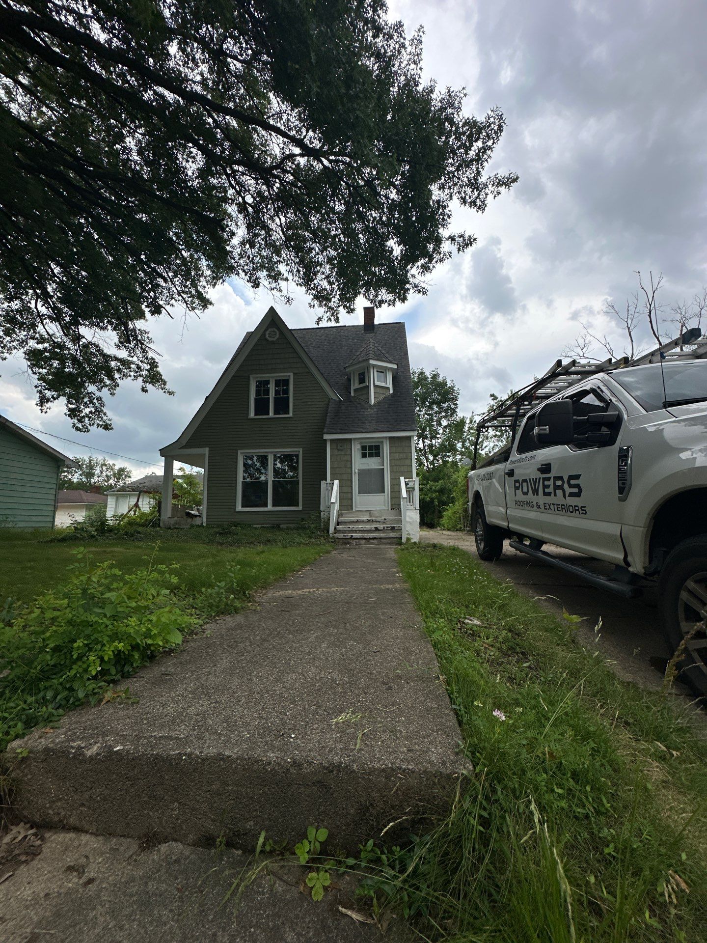 Project in Cleveland by Powers Roofing and Exteriors