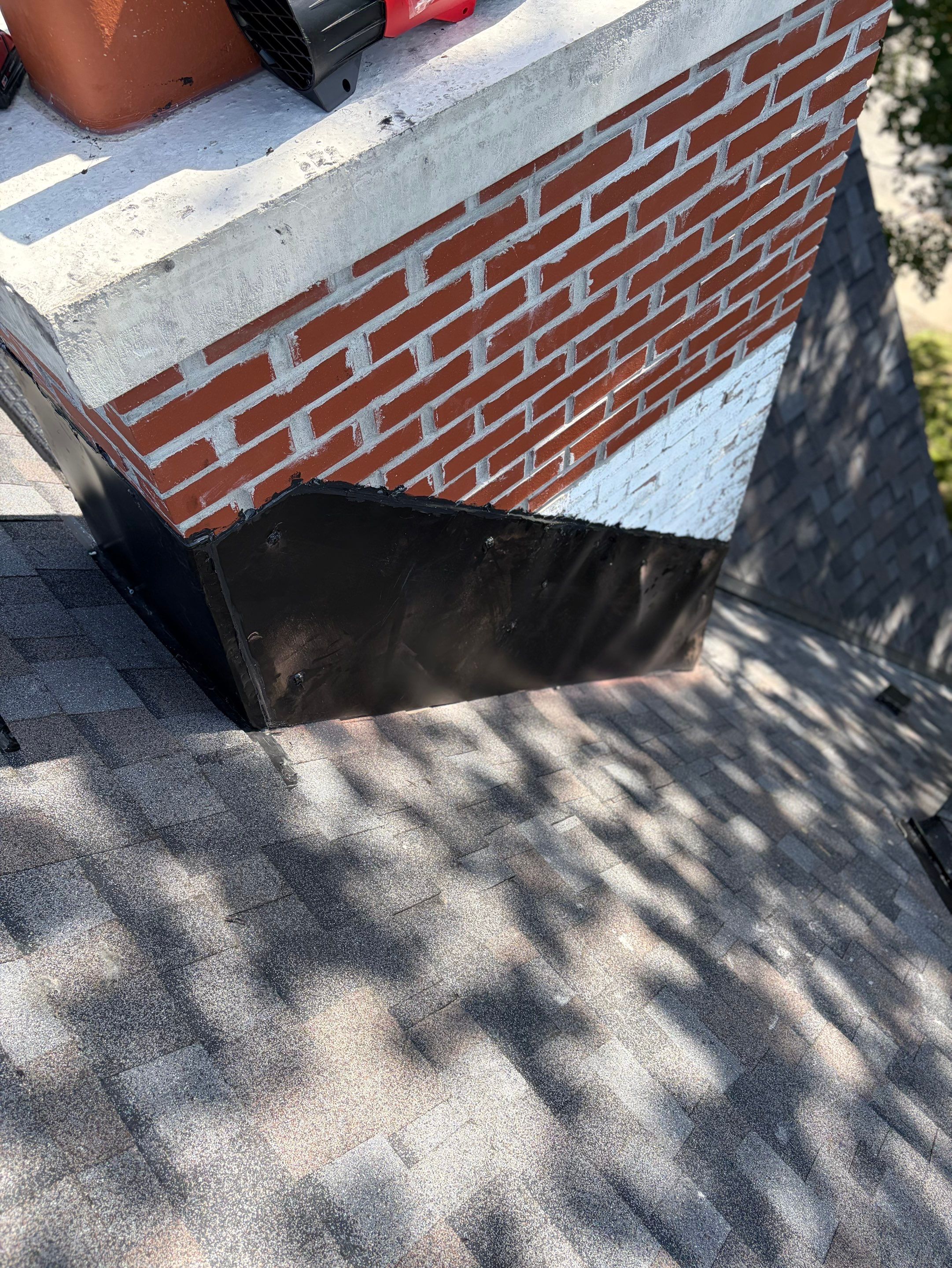Brick Chimney Flashing and Roof Repair in Kansas City by Summit Roofing