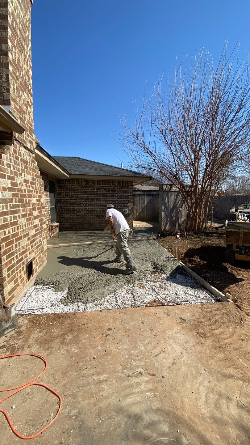 Concrete Patio by Clays Services Inc