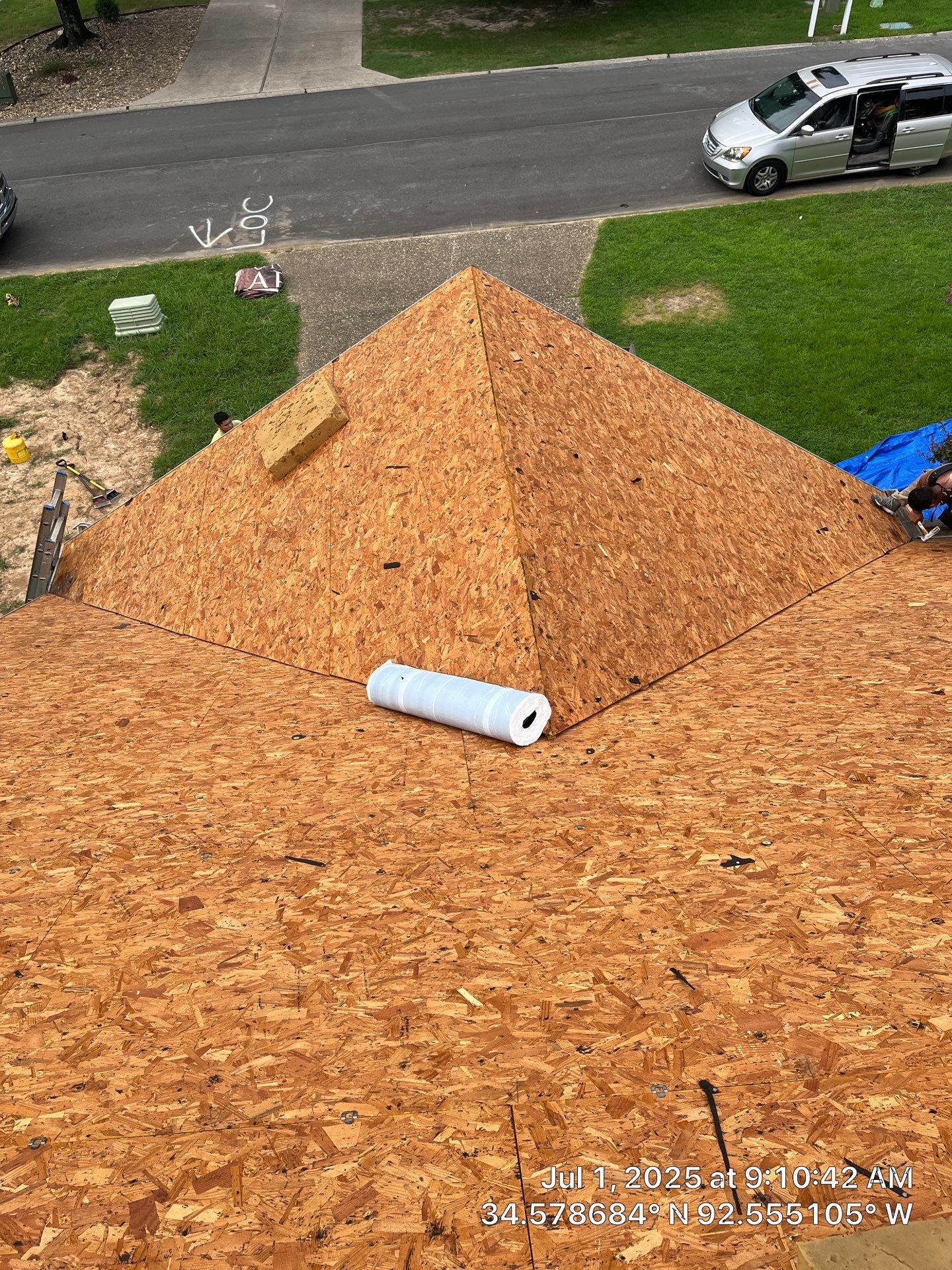 Benton Roof Replacement Featuring GAF Timberline HDZ Shingles by Temple Roofing and Exteriors