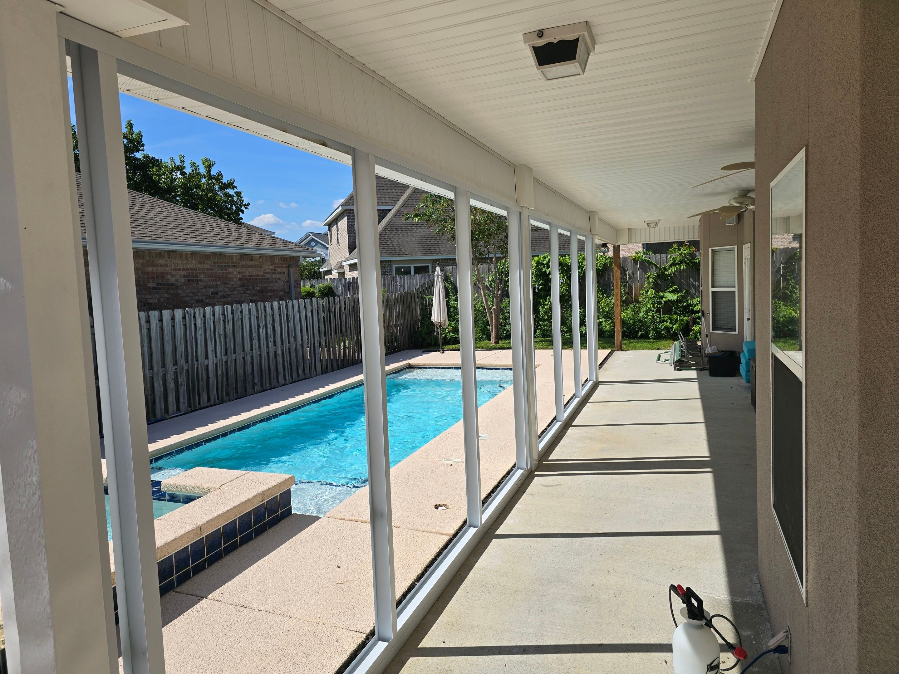 Poolside Glass Under in Fort Walton Beach by Titan Sunrooms