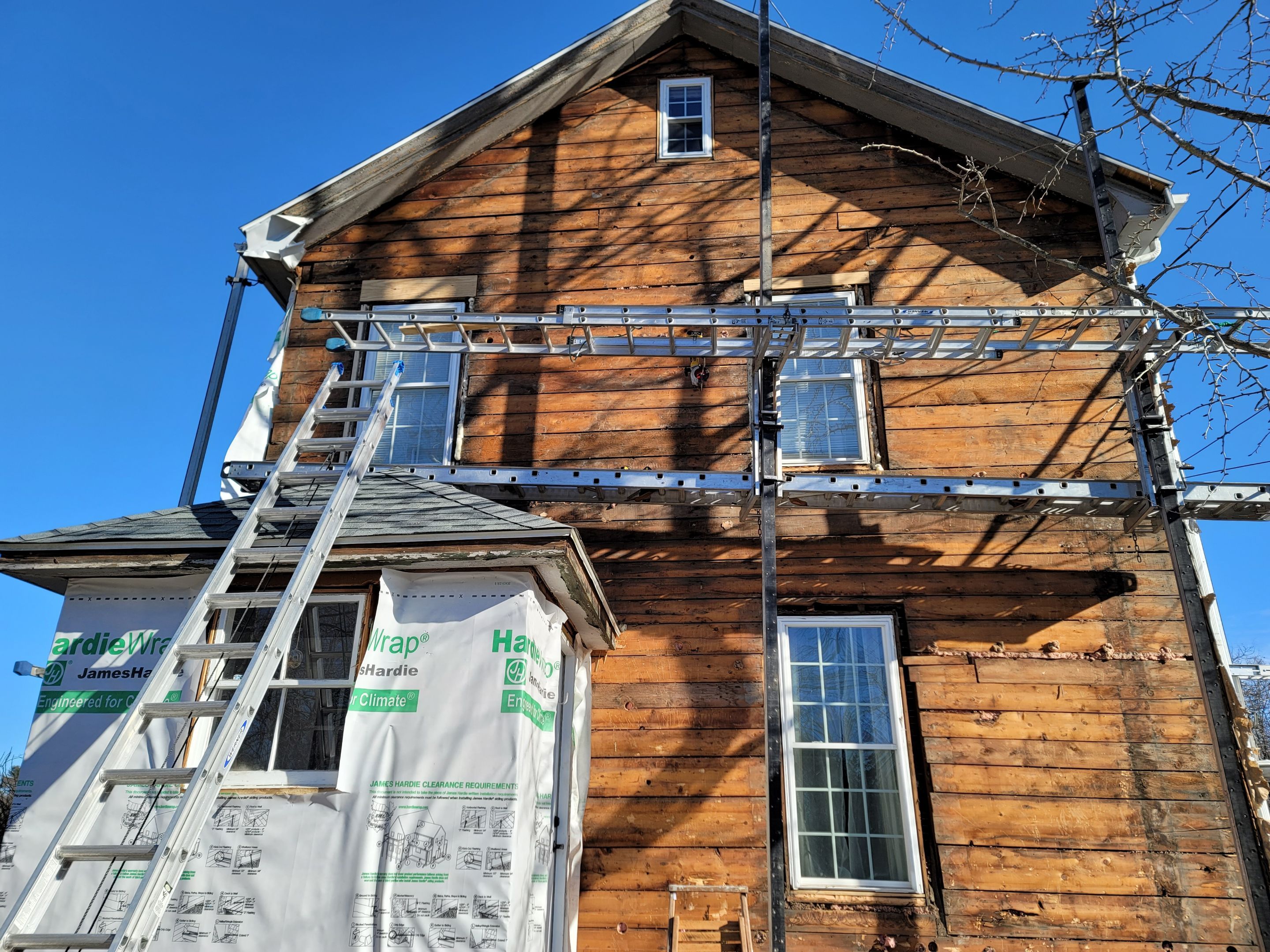 Siding Installation using James Hardie by UBrothers Construction