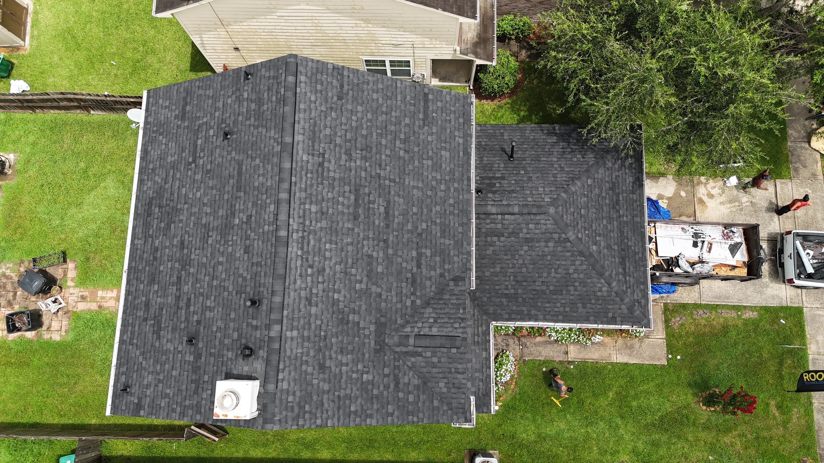 Project in Houston by Roofing Technologies Unlimited