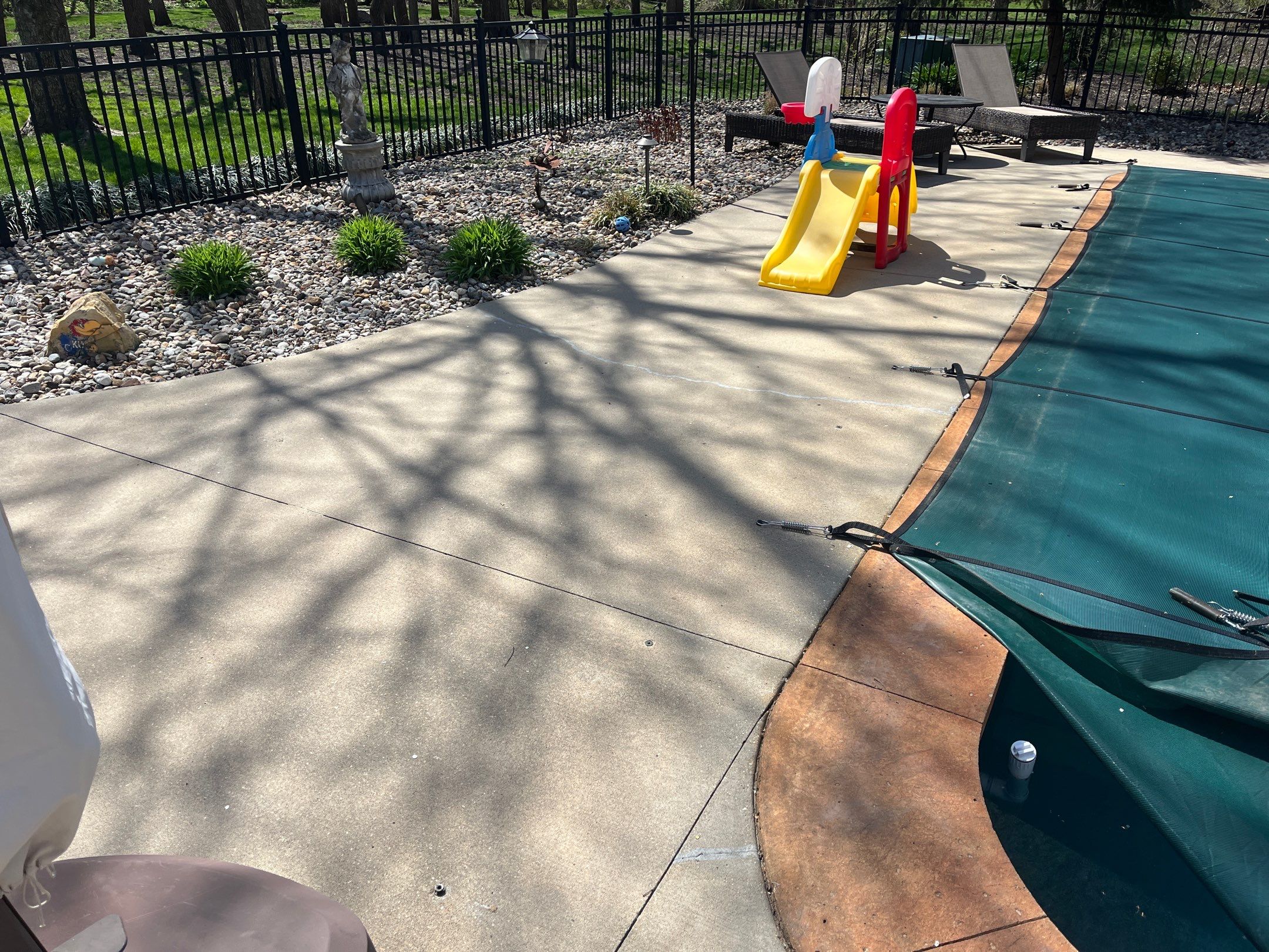 Pool Deck & Patio Resurface - Overland Park, KS by Big Red Decorative Concrete, LLC