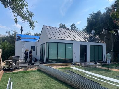 Standing Seam Metal Roof Upgrade After Hail Damage – Austin, TX