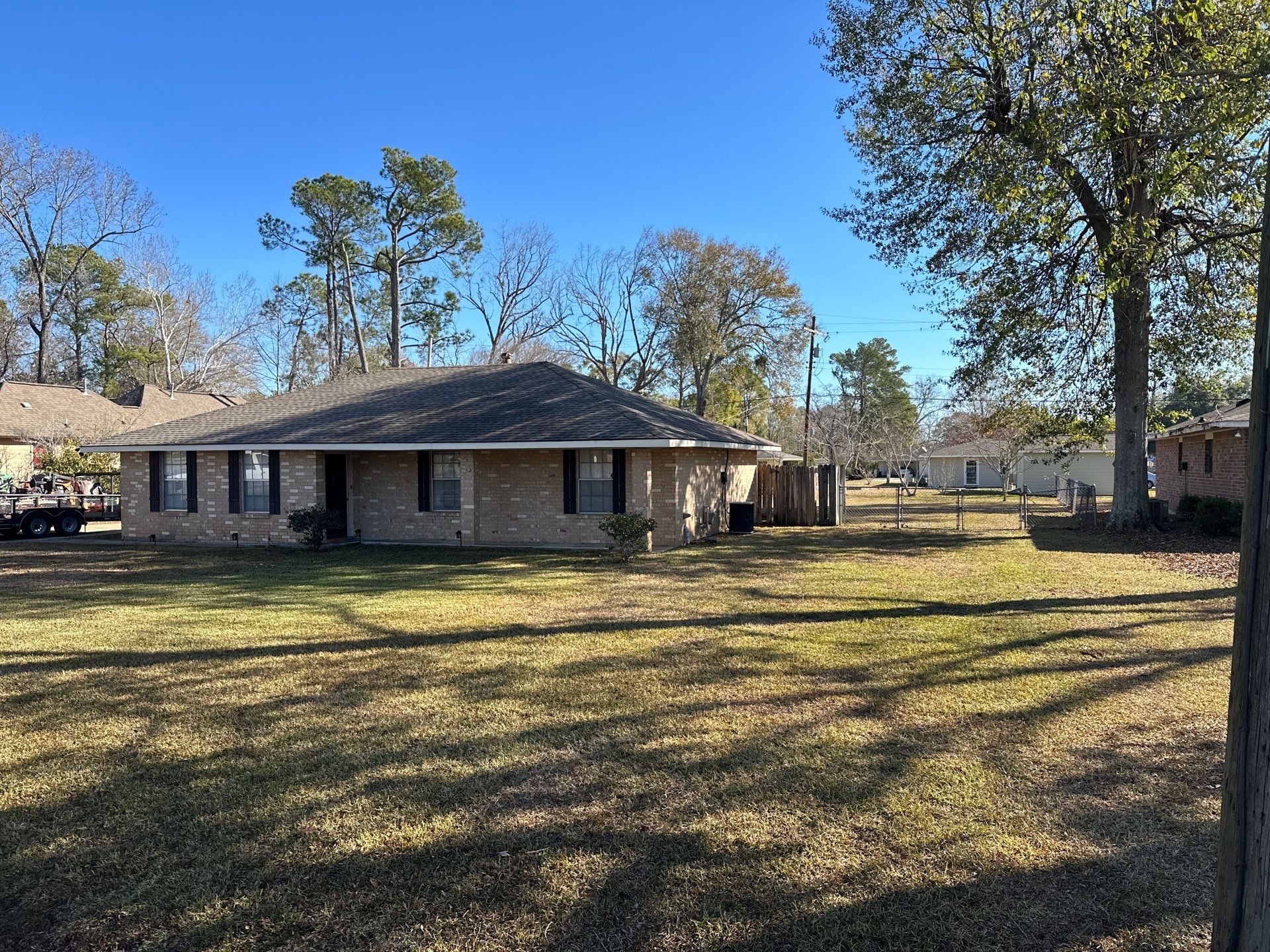 WINTER LANDSCAPE CLEAN UP using  Leaf Removal by CutScape, LLC.