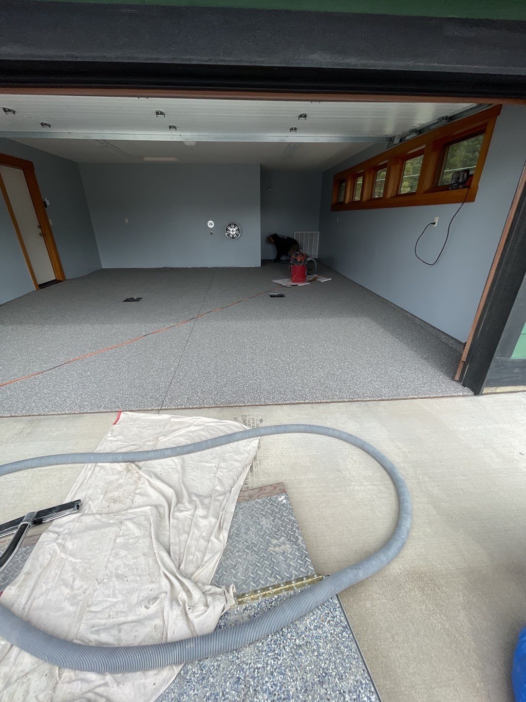 Garage Transformation using Silver Creek and the Penntek Evolution System by Croc Coatings, LLC