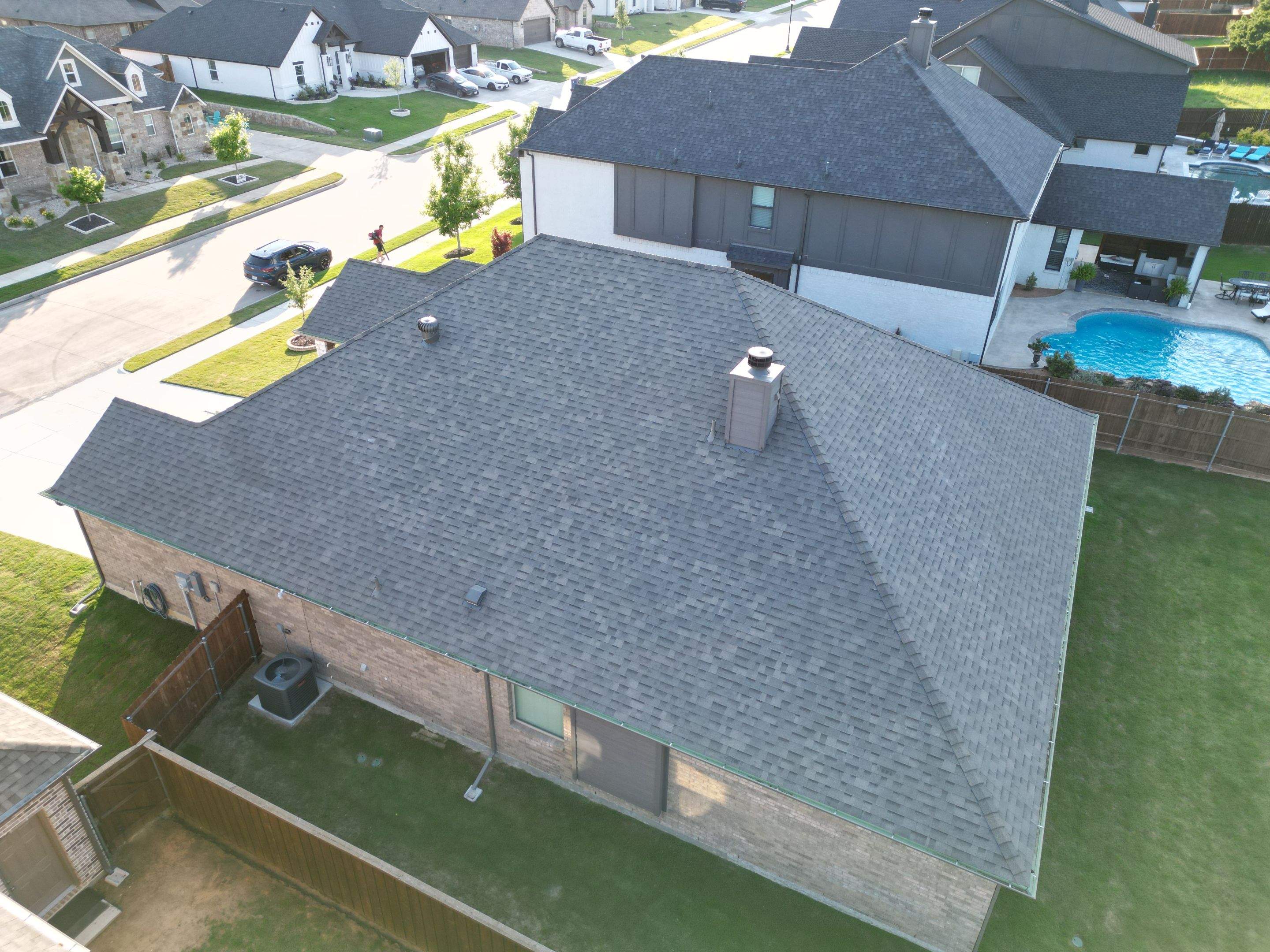 Residential Roofing Installation using Malarkey Vista AR by Harvey Roofing & Construction