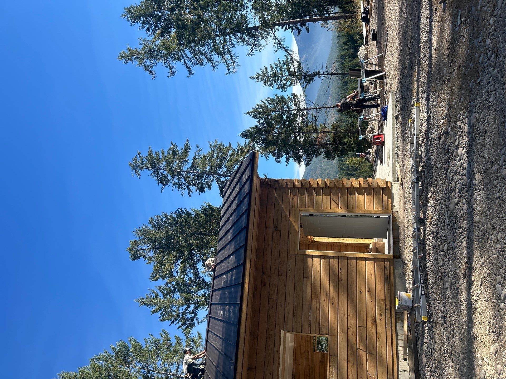Mechanical Lock Standing Seam - CMG ULG Dark Bronze  by Montana Roofing Solutions