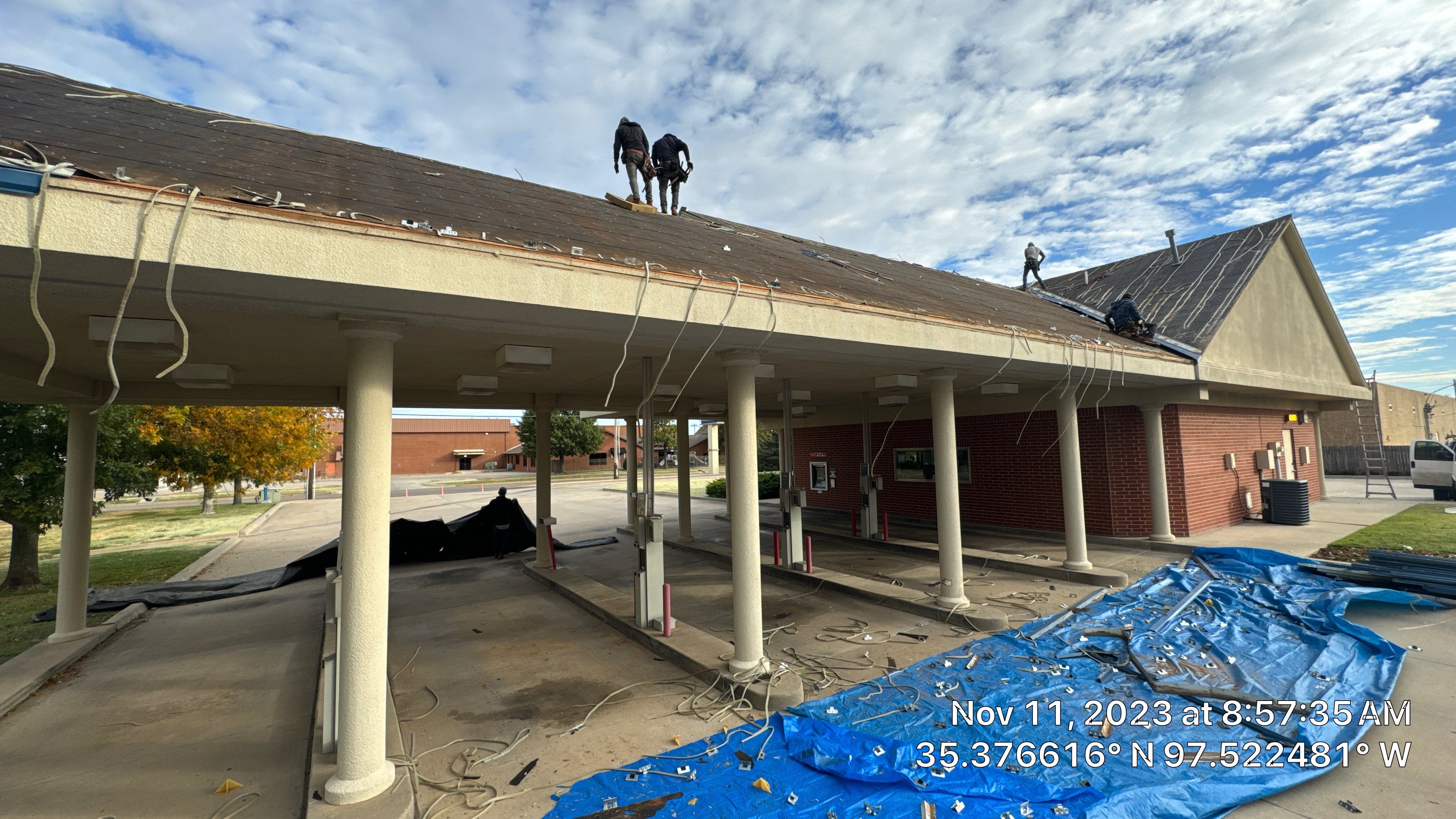 Commercial Roofing Installation using Certainteed Belmont IR by Castillo Roofing
