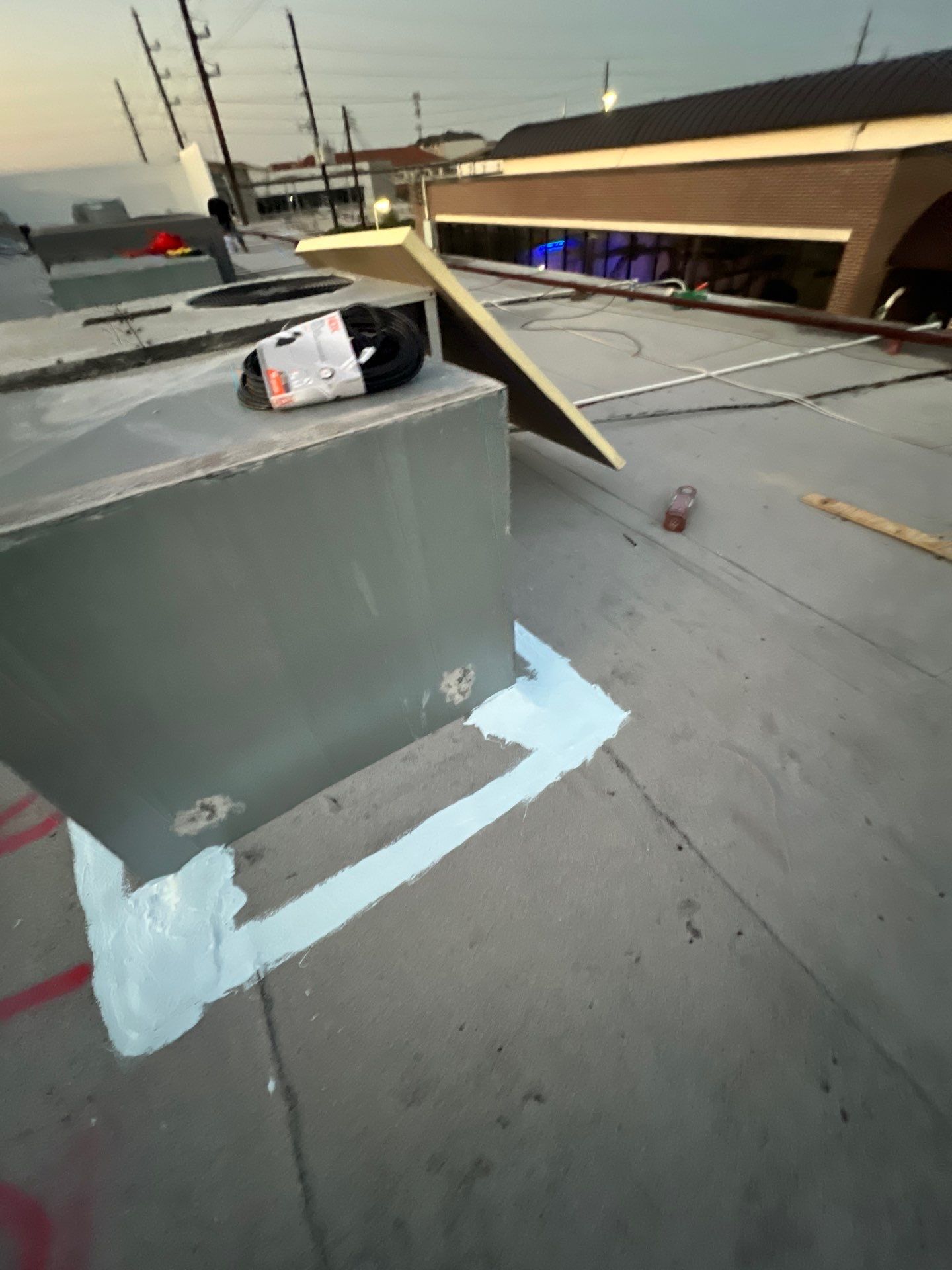 Commercial Roofing Repair using Customer requested products by Roof Repair Company