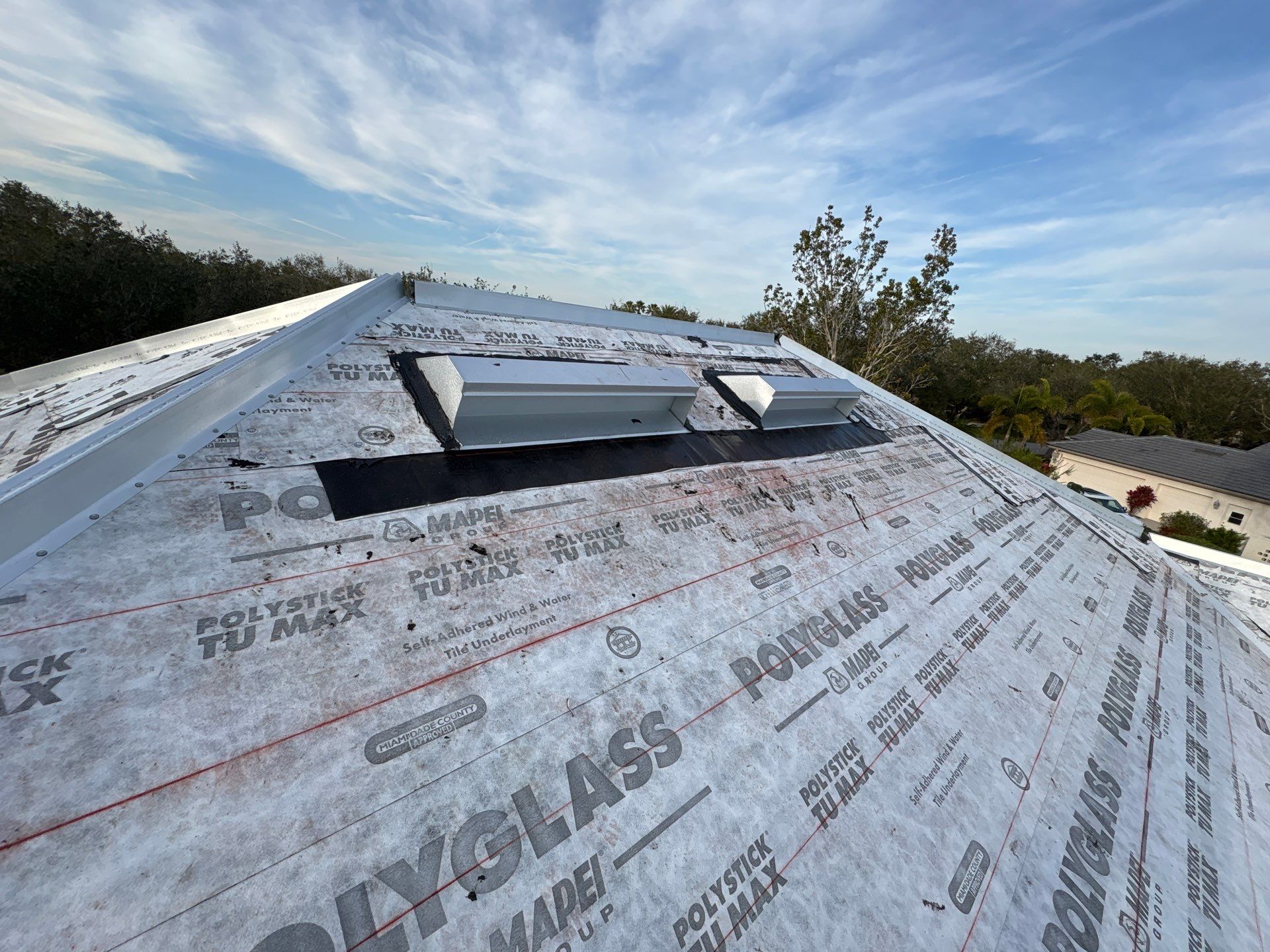 Residential Roofing Installation using roofing tiles from Eagle Roofing Products! by Gopher Roofing