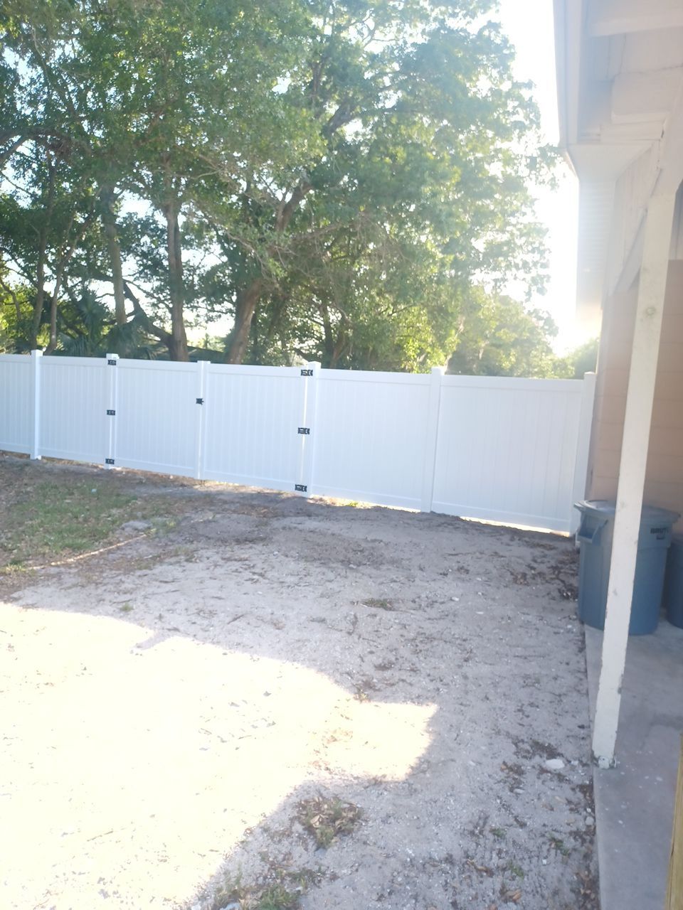 Bradenton, FL 6ft. Tall White Vinyl Privacy Fence by Asap fence and gates, LLC