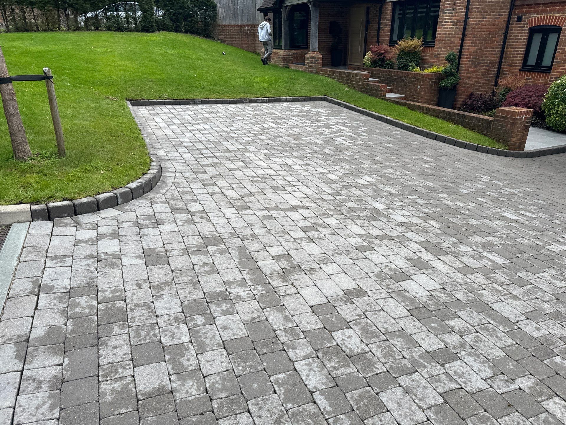 Roof Patio Driveway Clean using Honda 15lpm Low Pressure Washing Machine by Ges Exterior Cleaning ltd
