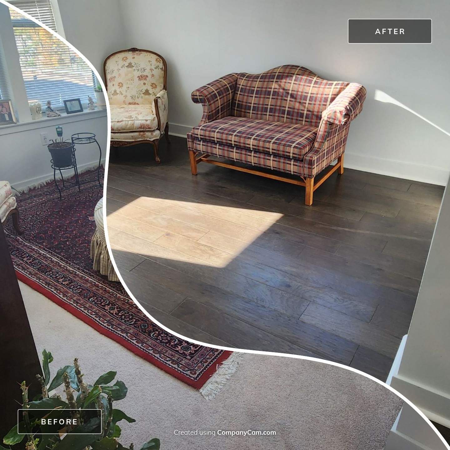 3/8 Engineered Full Glue Install  by Footprints Floors Morristown