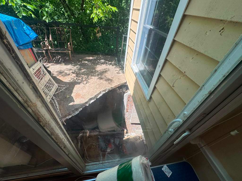 Collapse Damage Claim in Stewartsville by FLAPA & KeyStone