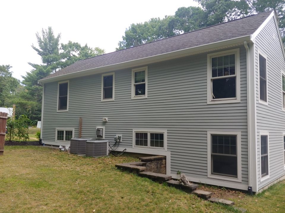 Hanover, MA Gutter Installation using 6" K-Style Aluminum Gutter with Leaf Relief Continuous Hanger by Gutter Pro Enterprises