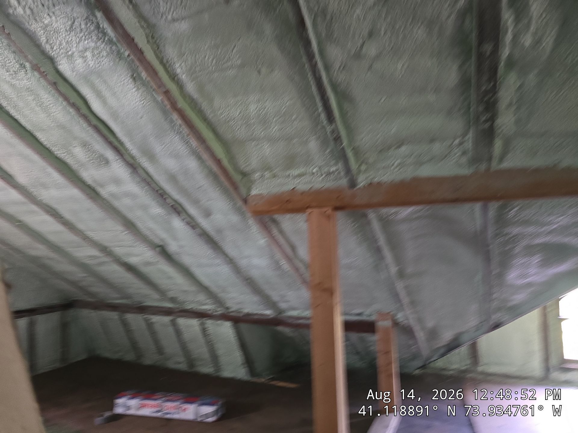 Closed Cell Spray Foam Insulation for Attic and Rim Joists in Valley Cottage by NYS Foam & Energy
