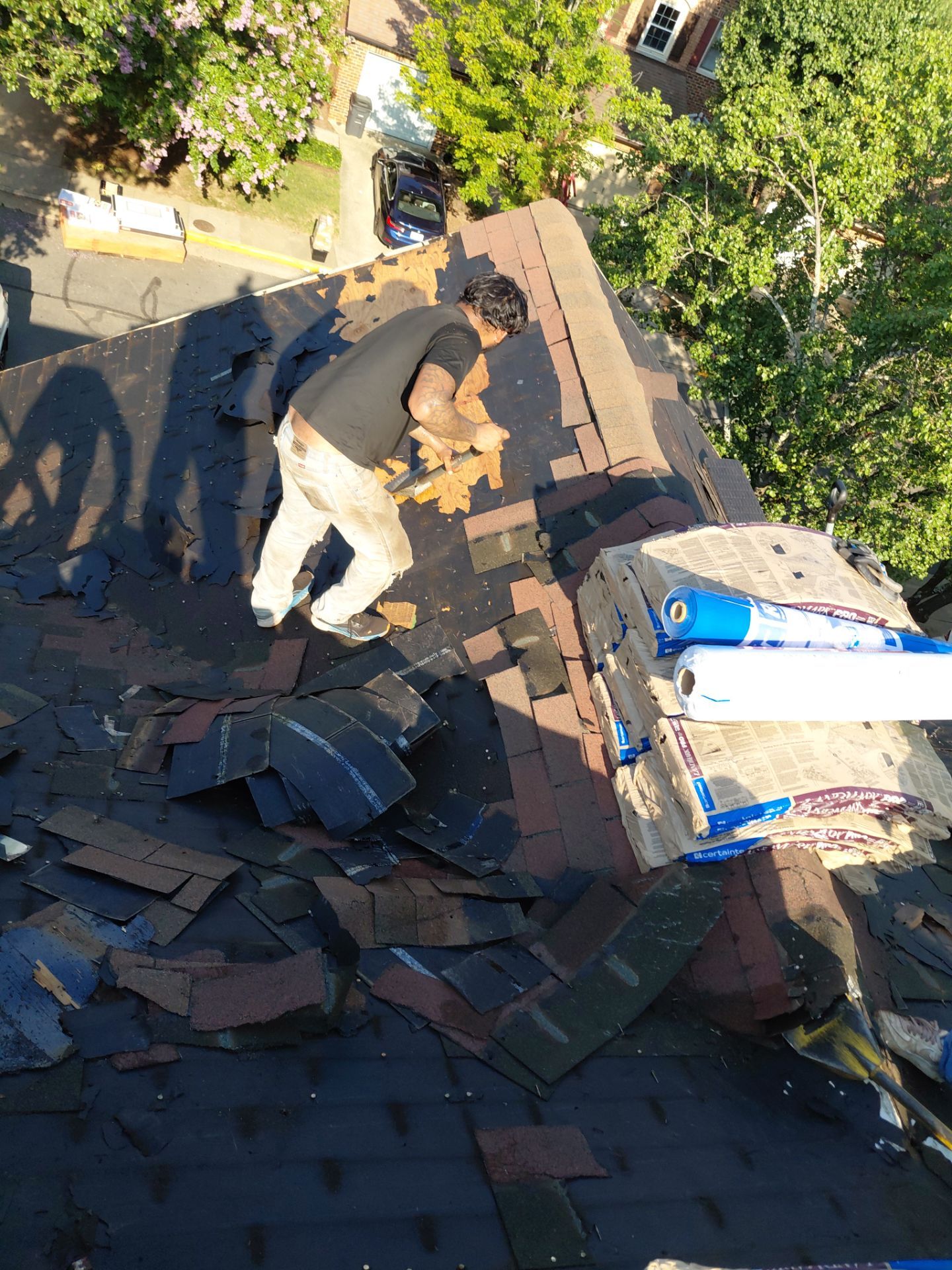 Alexandria: Residential Roof with CertainTeed Landmark Pro in Max Def Burnt Sienna by RM Banning, Inc.