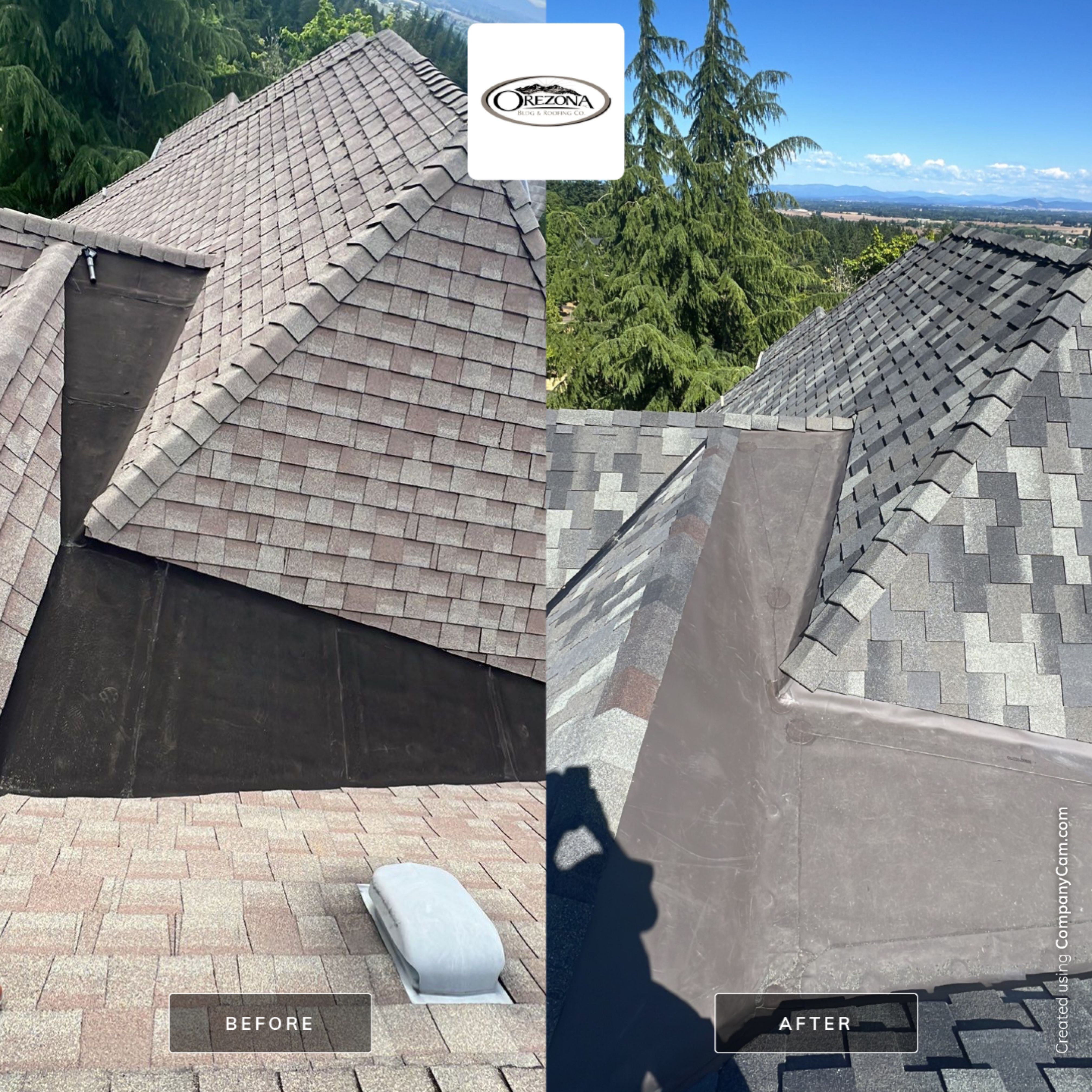 Residential Roofing Installation using Malarkey Windsor 50 Year Shingle (Color: Storm Grey) by Orezona Building & Roofing Company, Inc.
