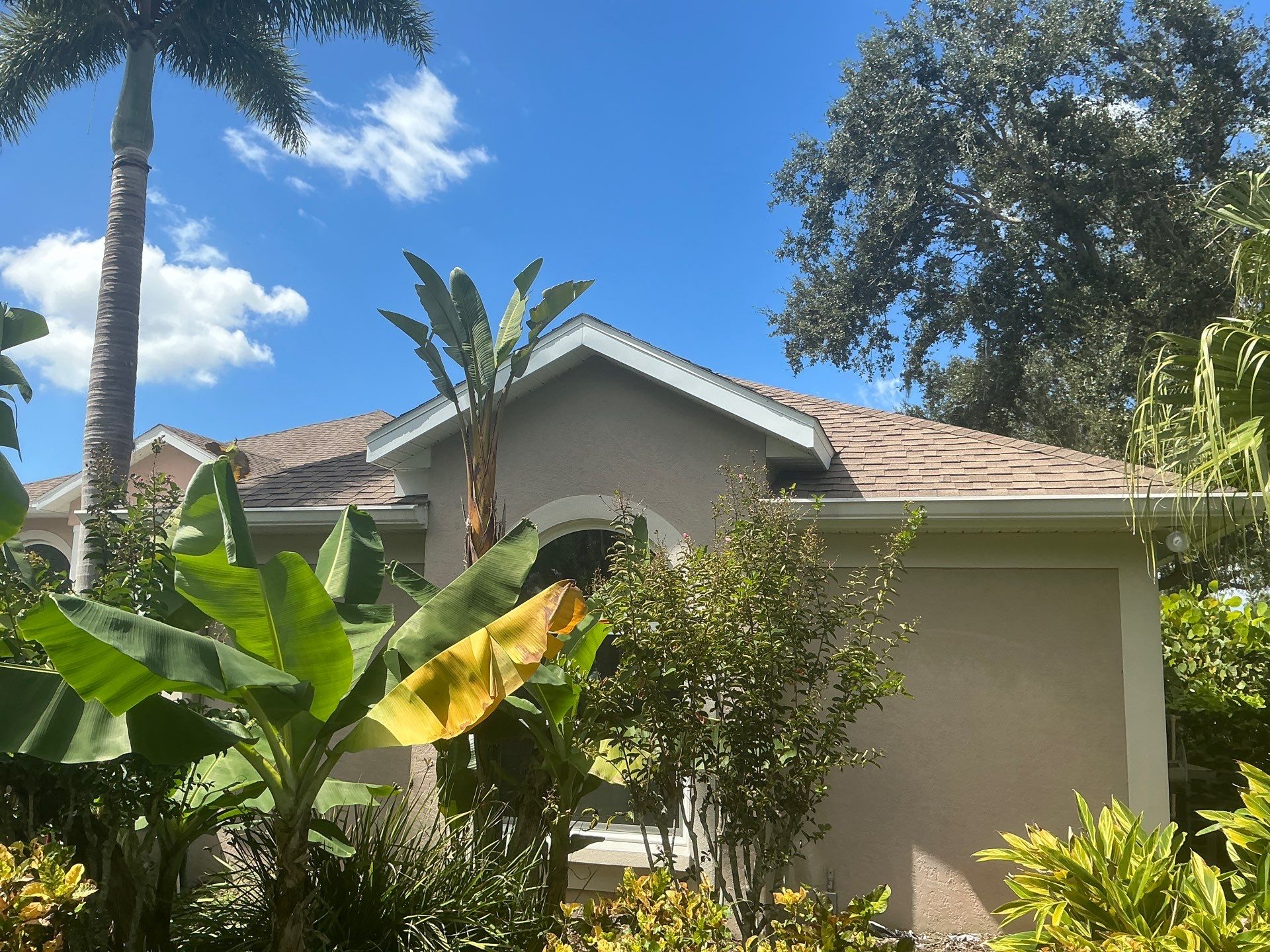White 6-Inch Seamless Gutters in Sarasota FL by Gutter Professor by Gutter Professors